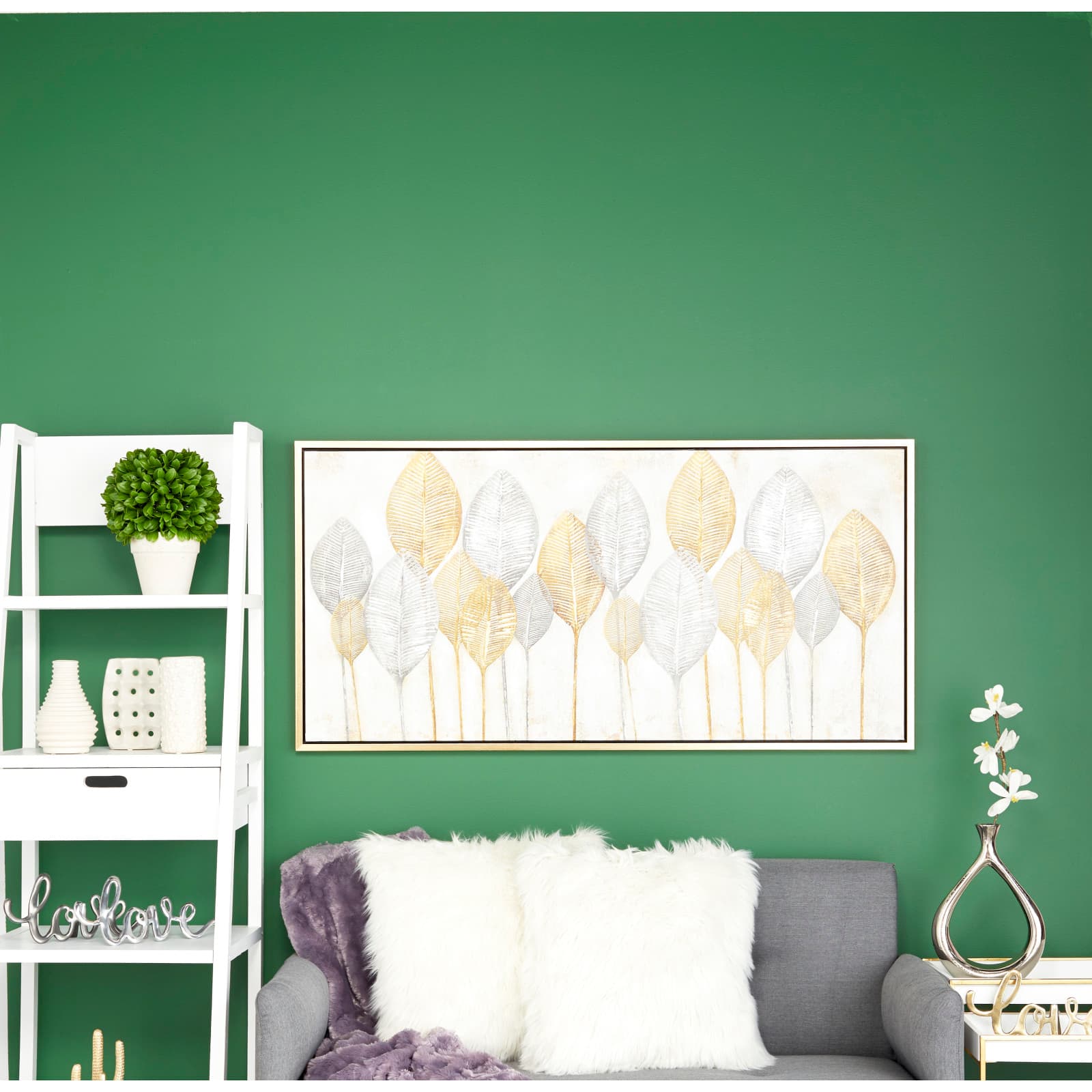 CosmoLiving by Cosmopolitan Brown Contemporary Canvas Wall Art