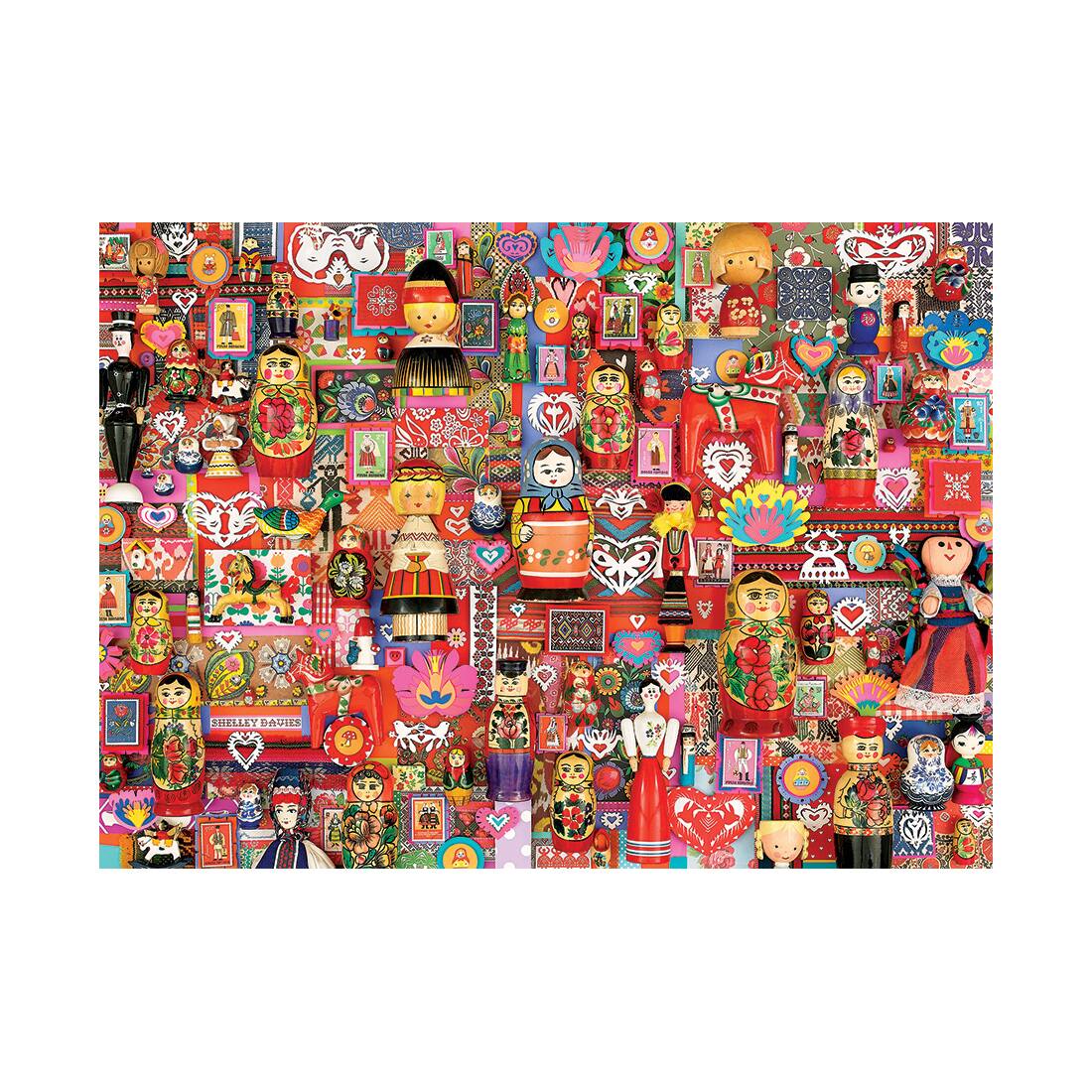 Dollies by Shelley Davies 1,000 Piece Jigsaw Puzzle