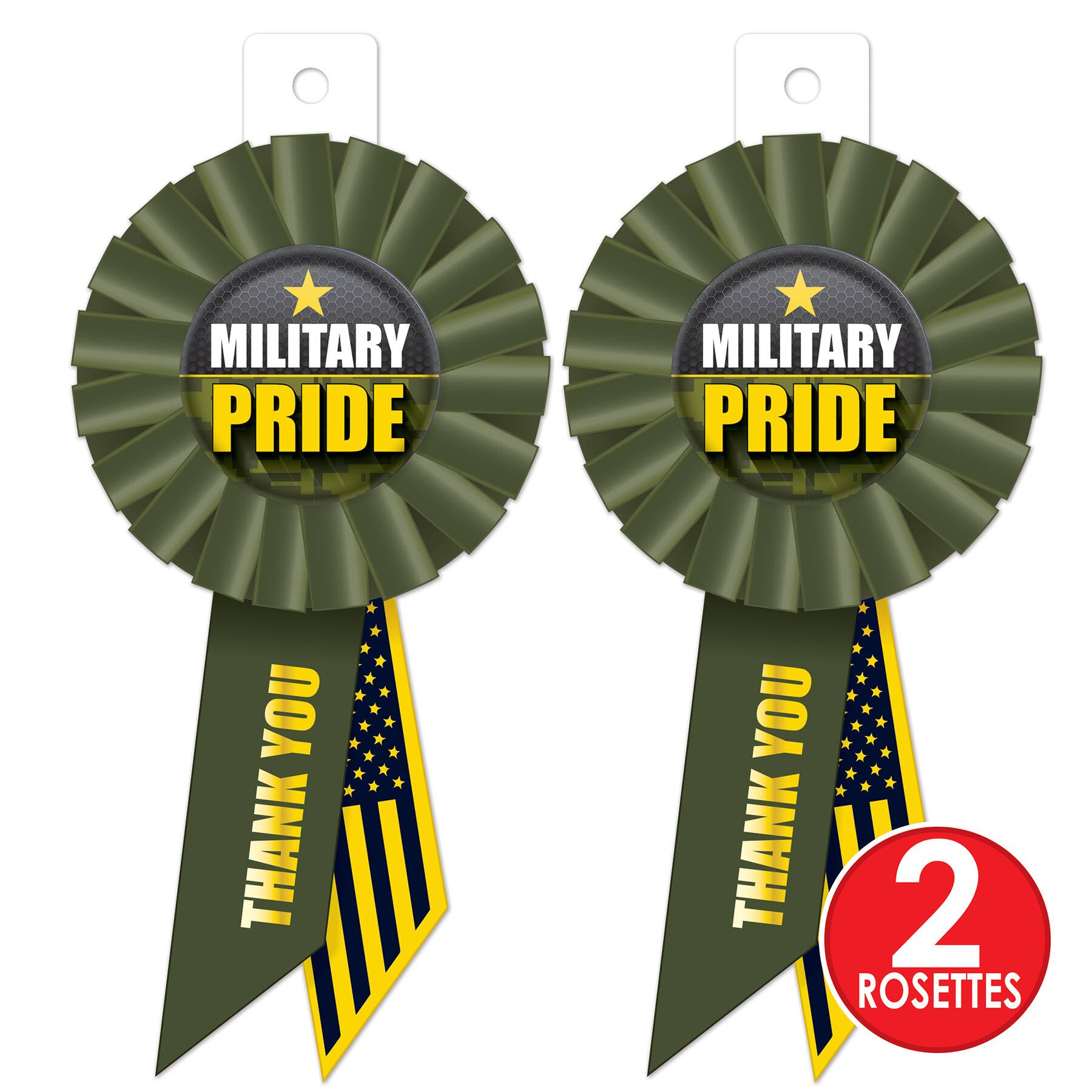 Beistle Military Pride Rosettes