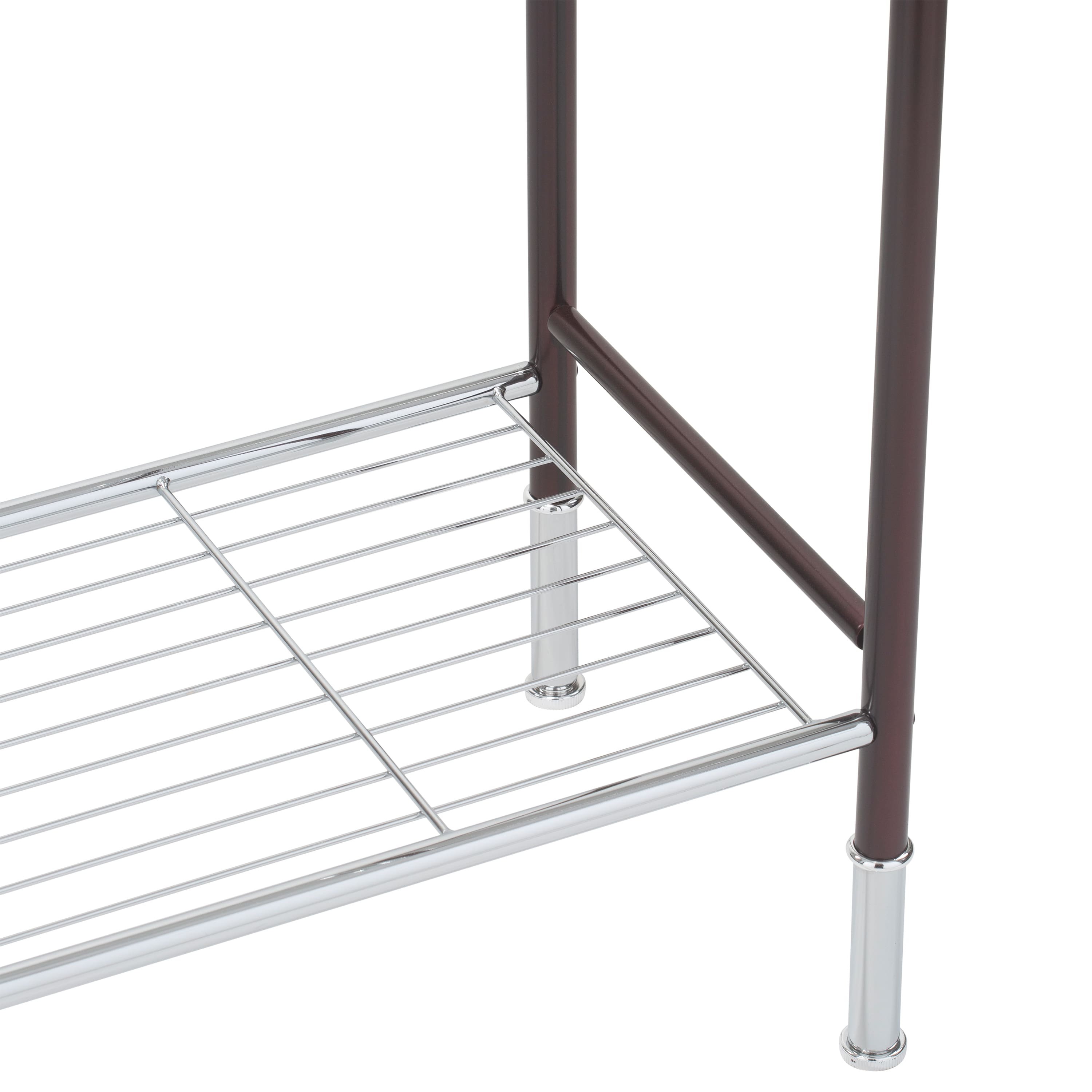 Organize It All Duplex Line Freestanding Towel Rack 