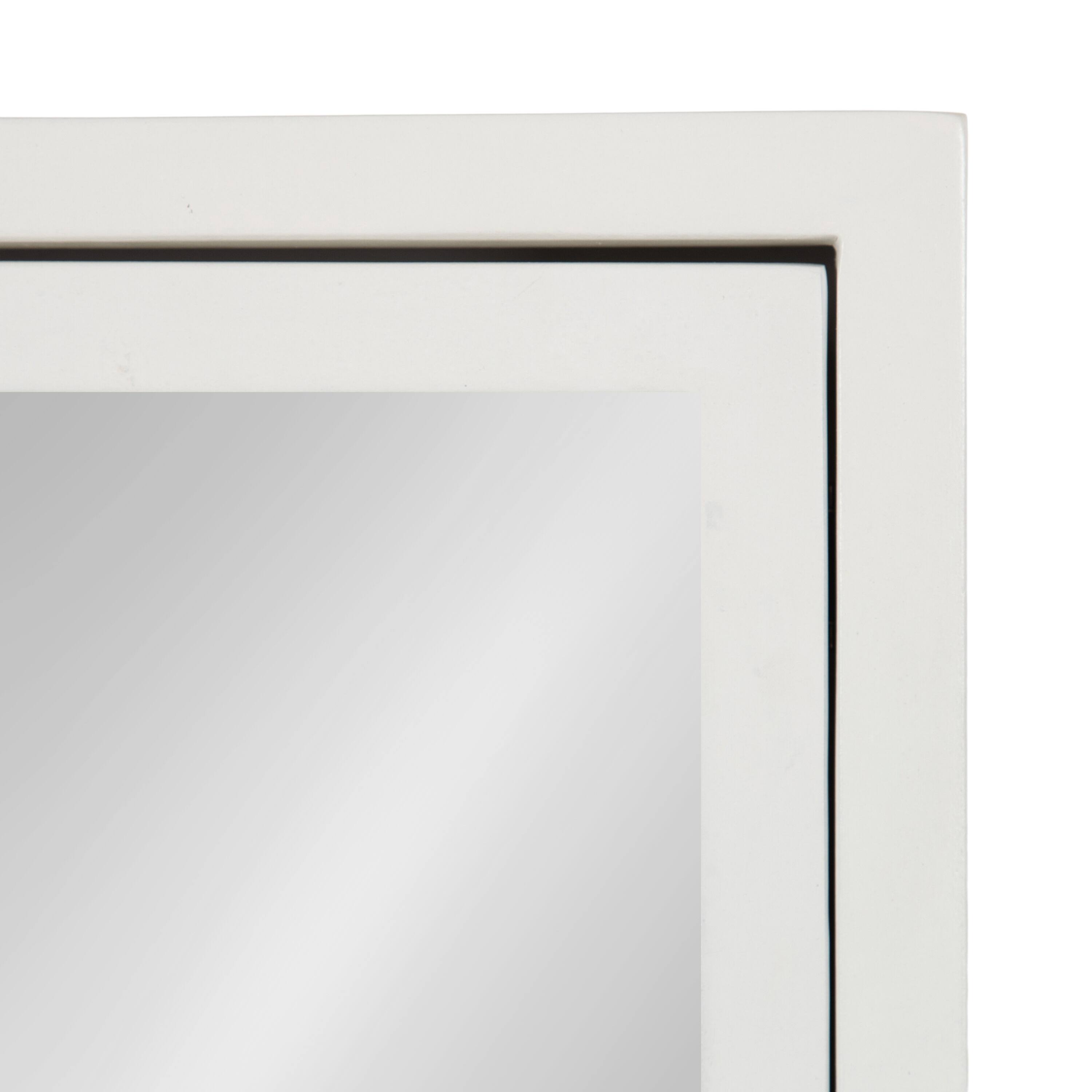 Kate and Laurel Mezzeta Bathroom Cabinet with Mirror