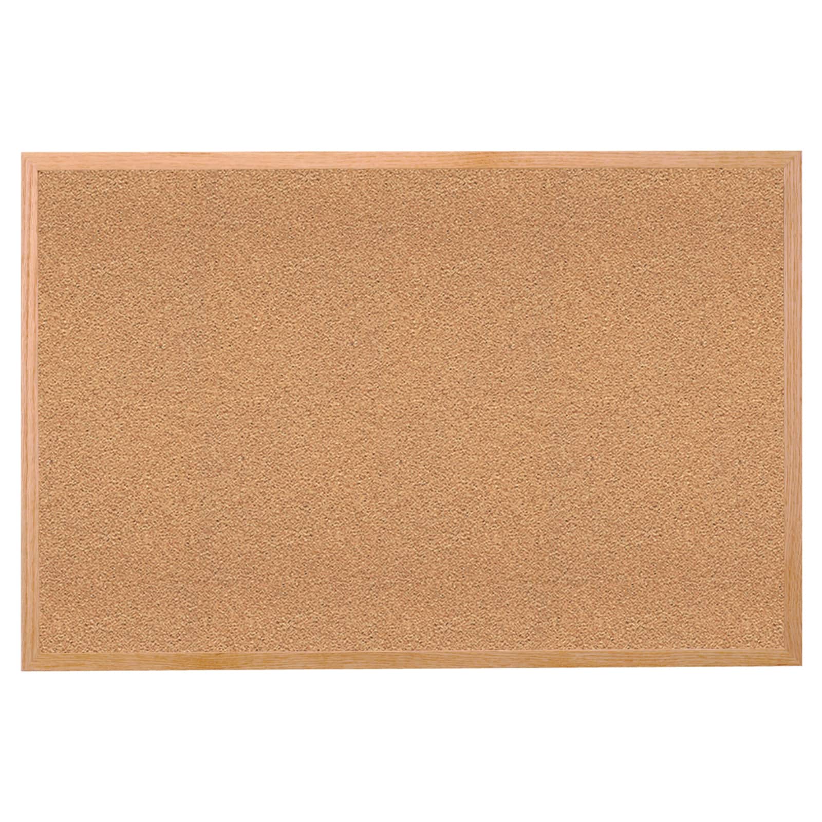 Ghent Wood Frame Natural Corkboard, 24" X 36"