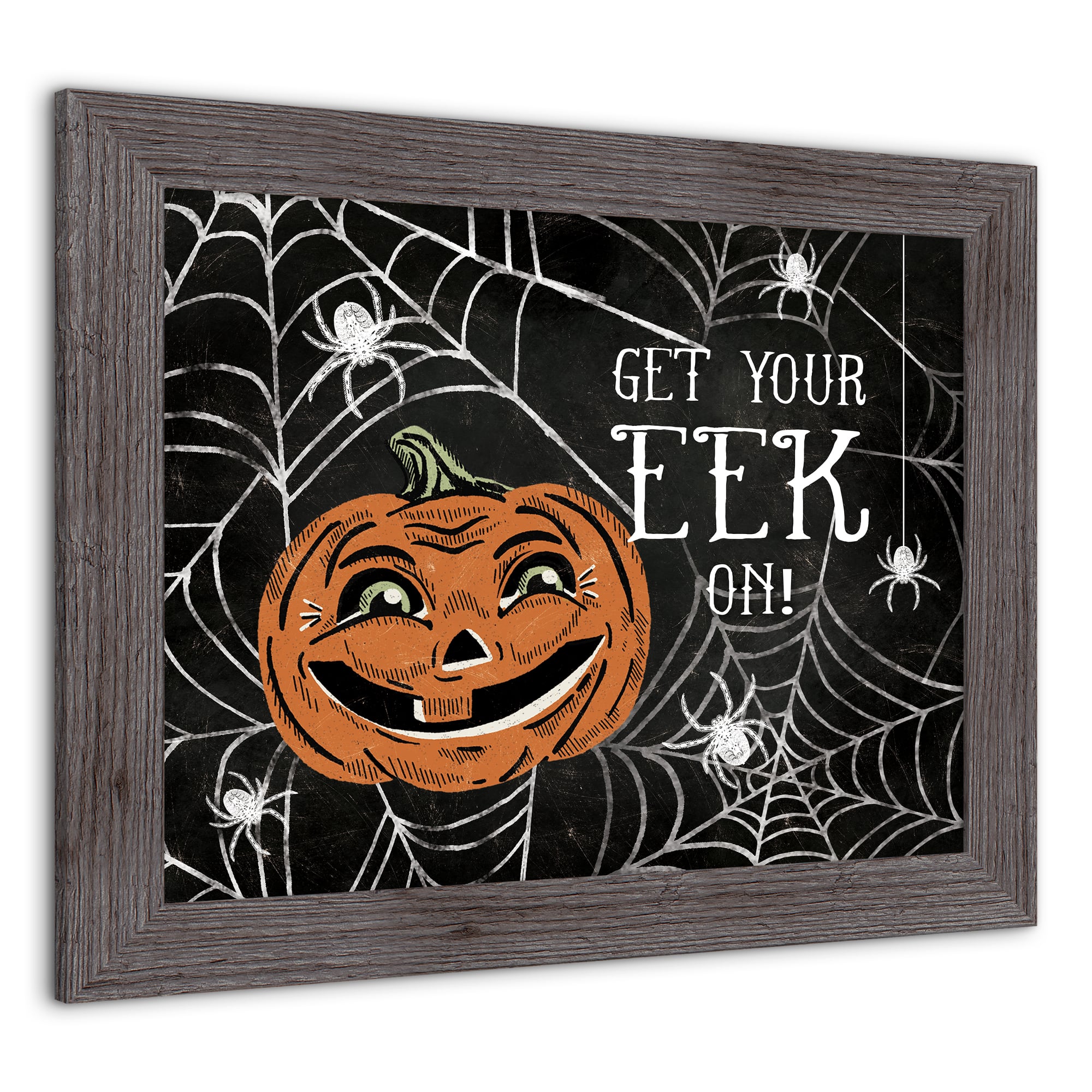 Get Your Eek On 16" x 20" Western Gray Framed Print