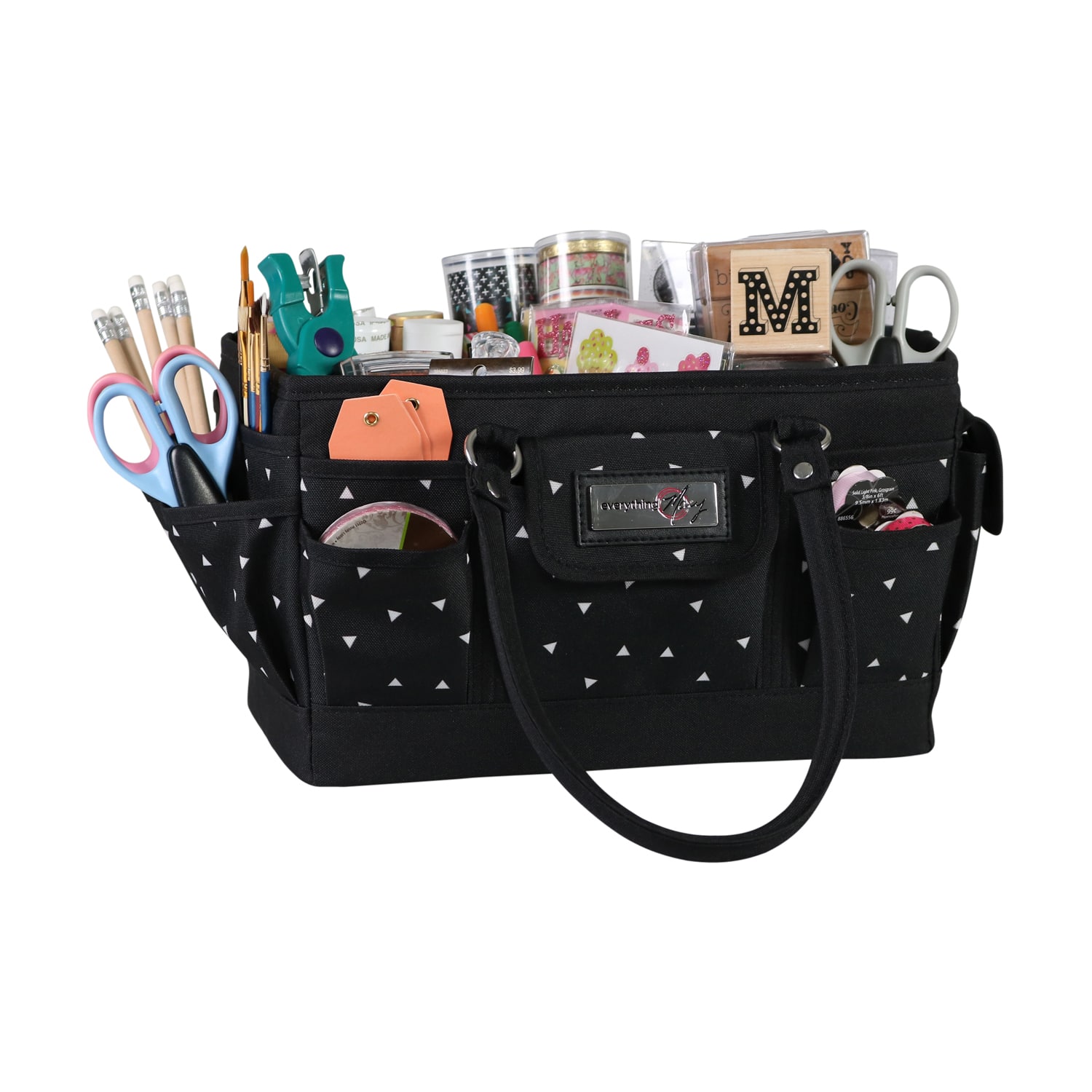Everything Mary Black & White Deluxe Store Tote