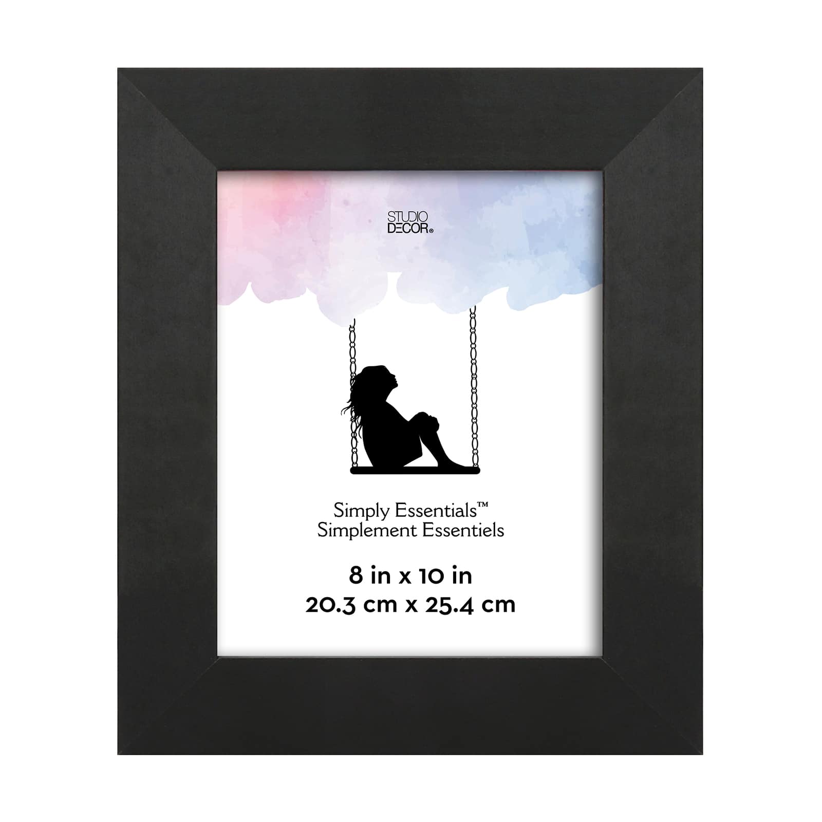 12 Pack: Black Angled Molding 8" x 10" Frame, Simply Essentials™ by Studio Décor®