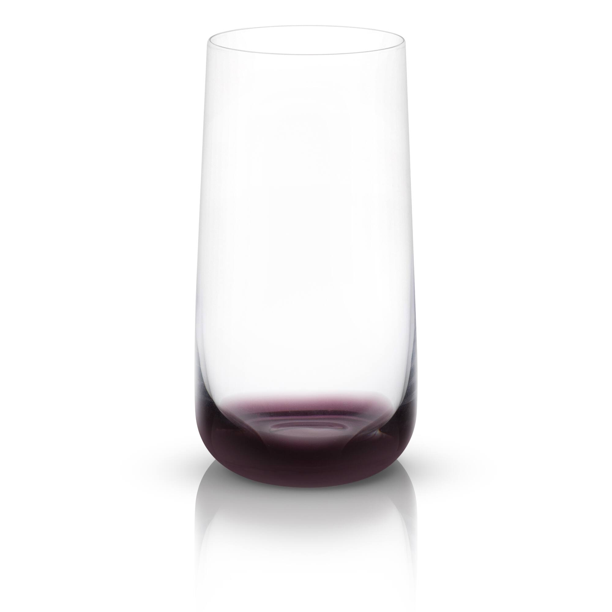 JoyJolt® 18.2oz. Black Swan Highball Glasses, 4ct.