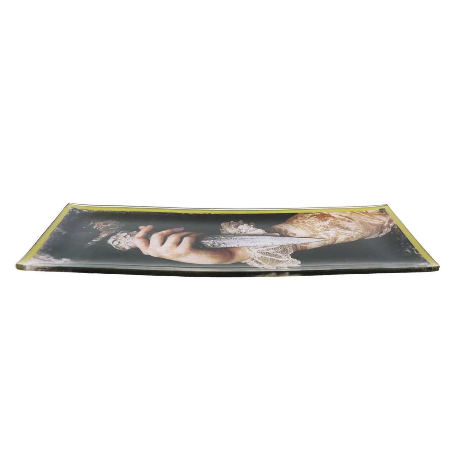 Assorted 10.5" Romeo & Juliet Glass Trinket Plate, 1pc. by Ashland®