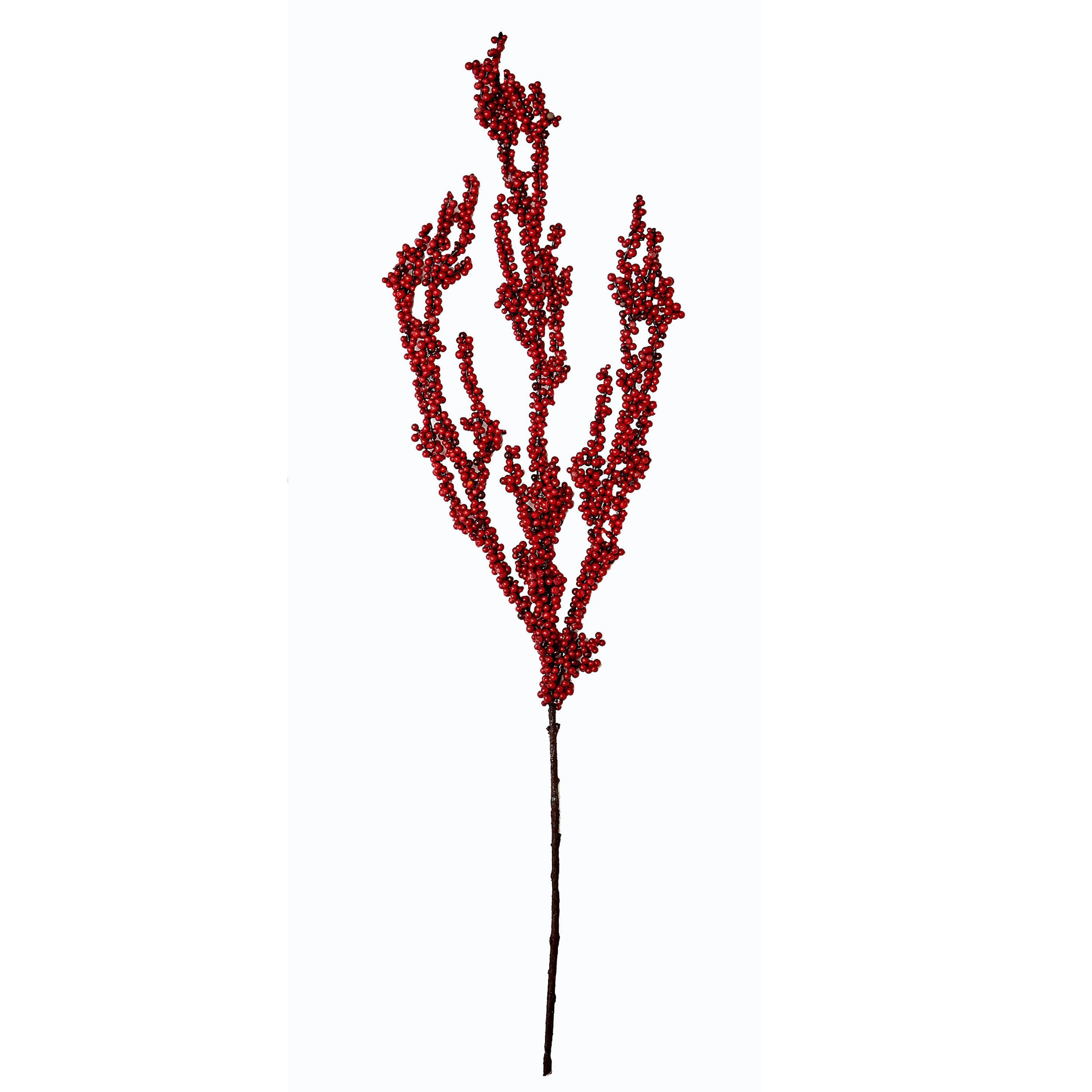 30" Red Berry Christmas Spray, 3ct.
