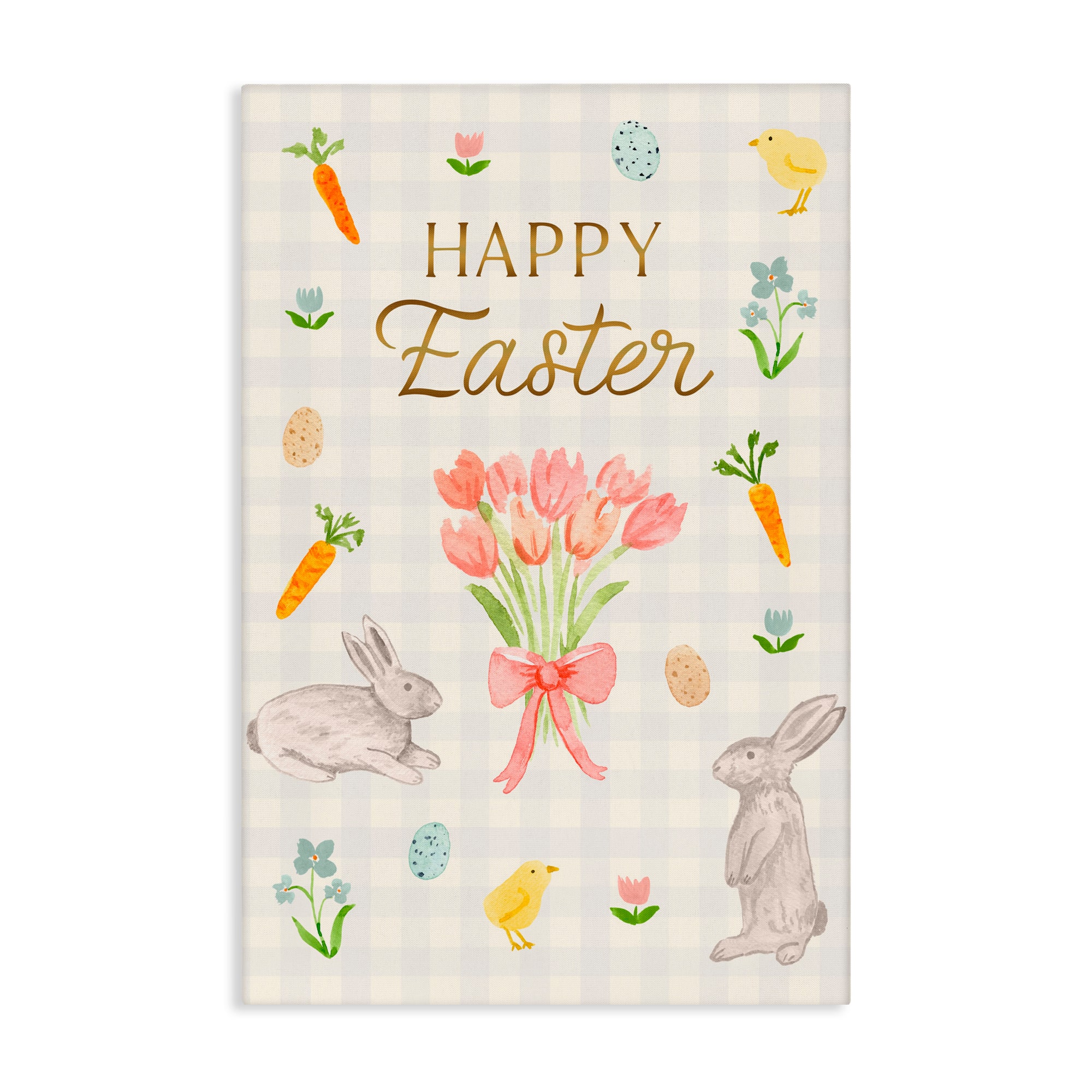Stupell Industries Happy Easter Soft Spring Compilation Canvas Wall Art