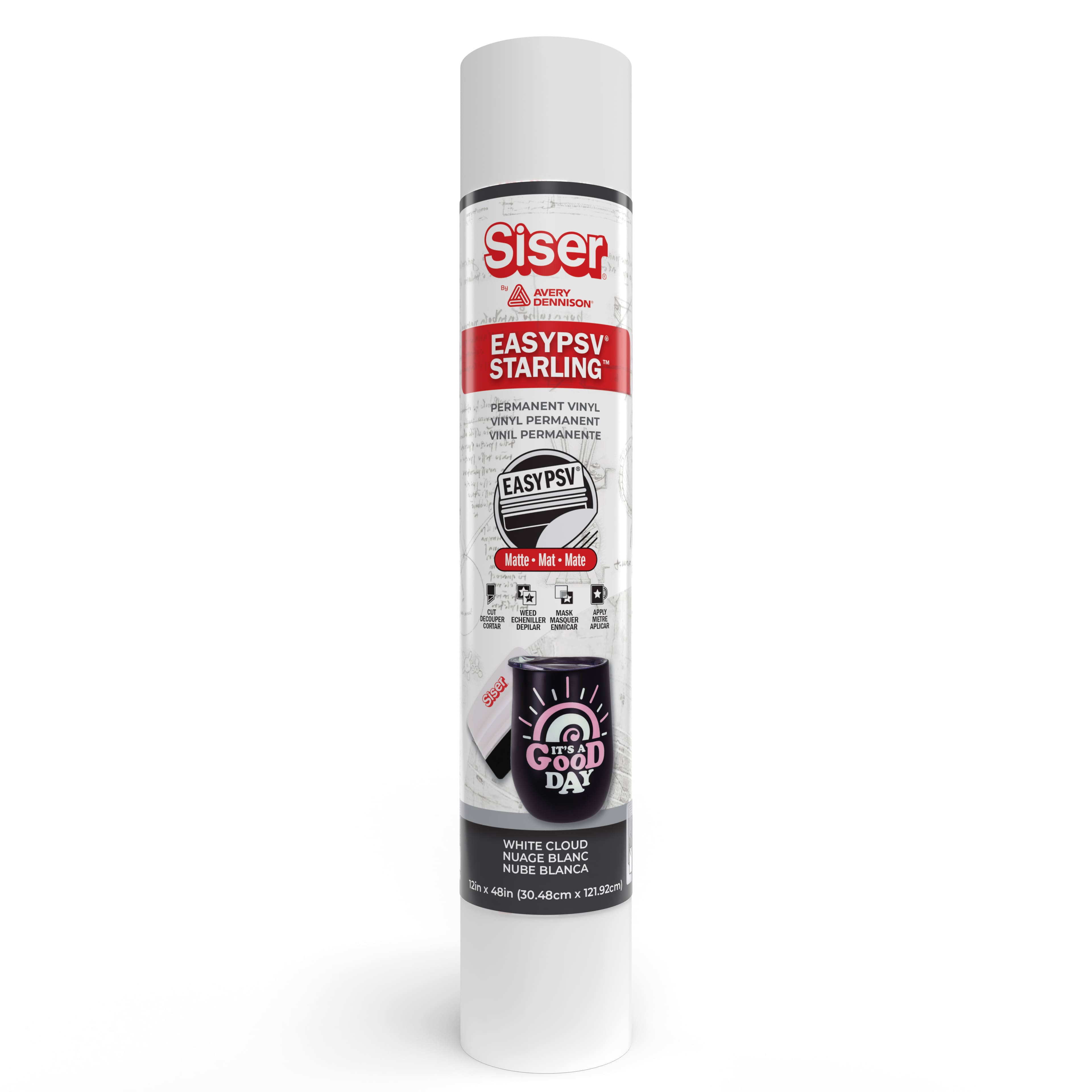 Siser® EasyPSV® Starling™ Matte Permanent Adhesive Vinyl by Avery Dennison