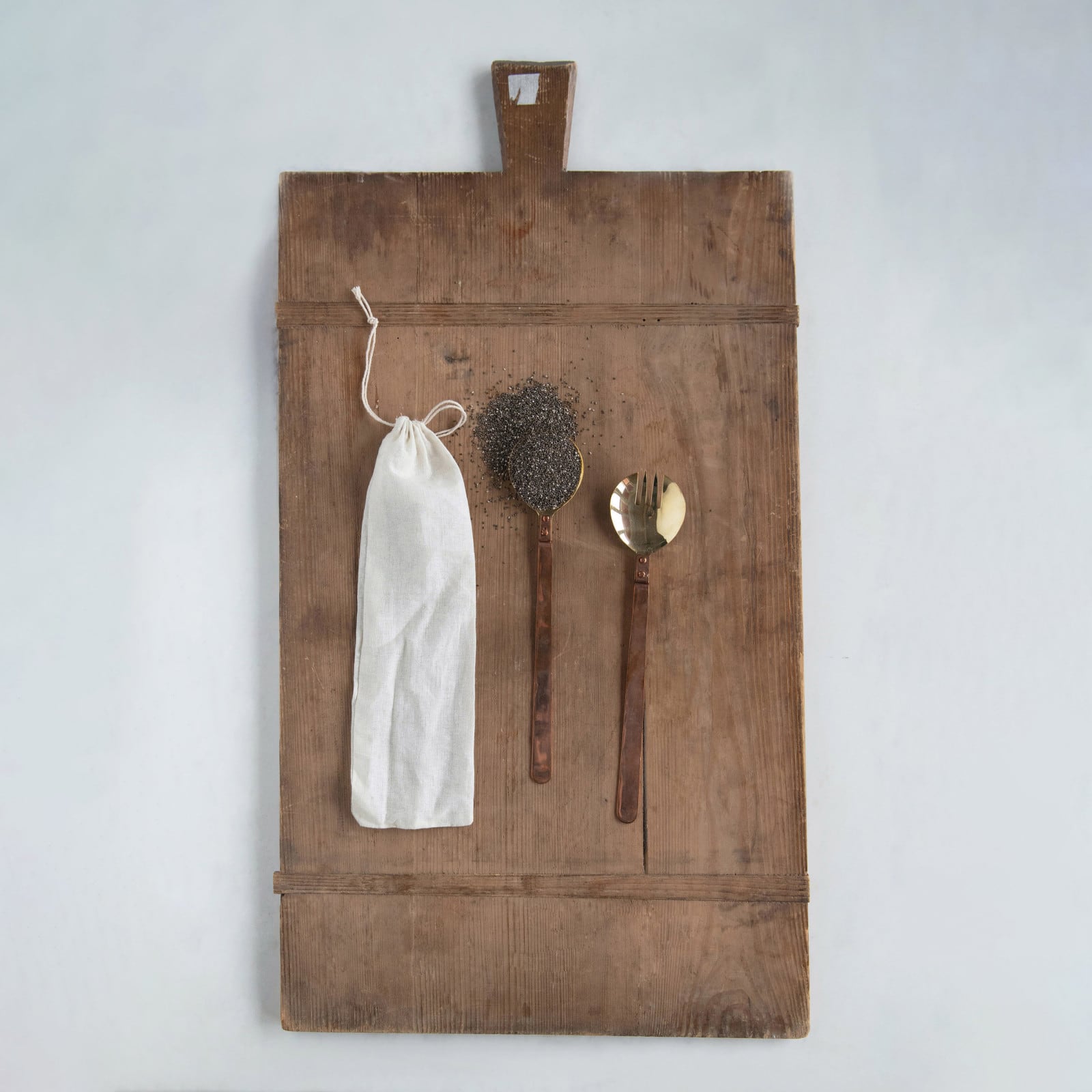 Hello Honey® 18" Mango Wood Cheese Board with Rope on Handle