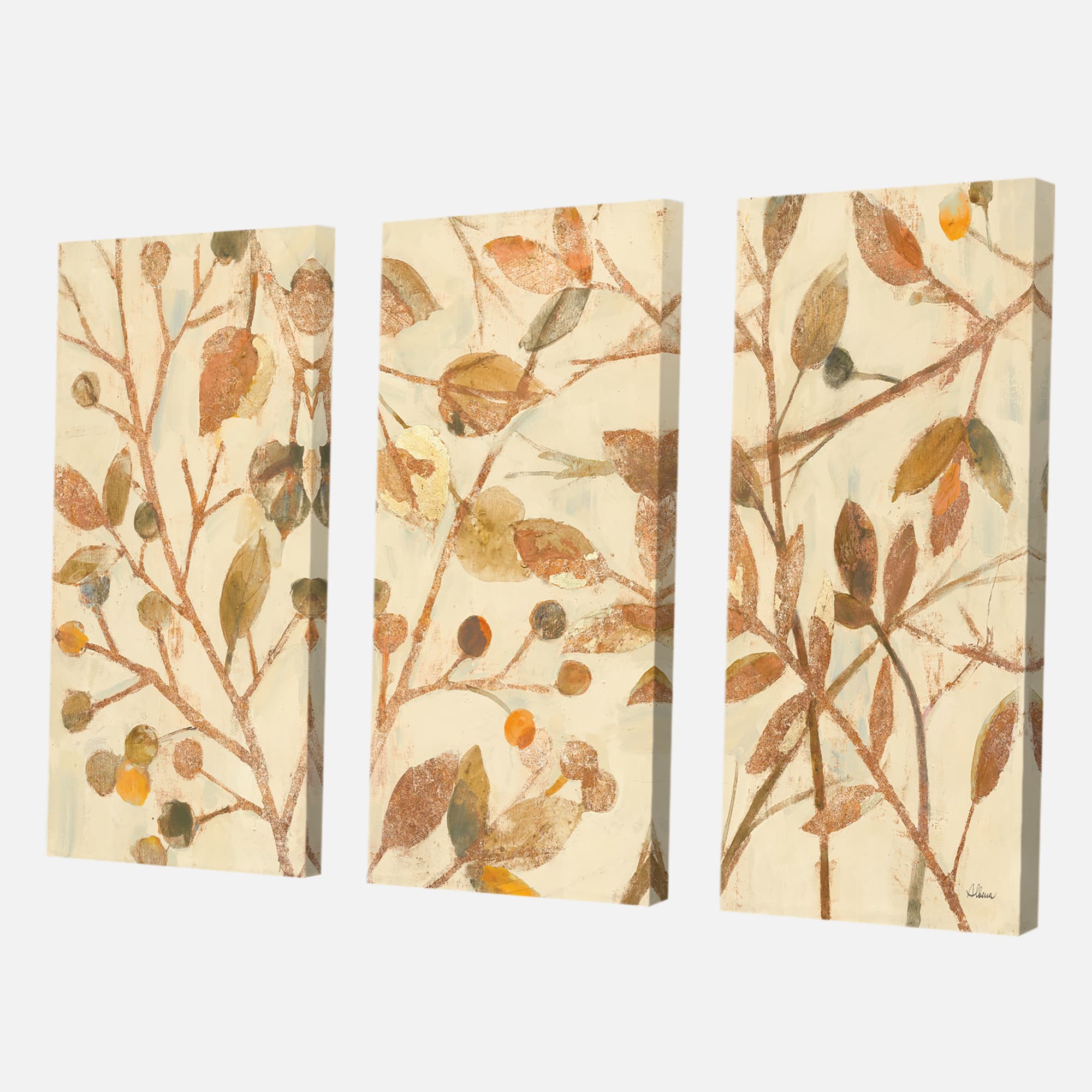 Designart - Copper Branches Composition