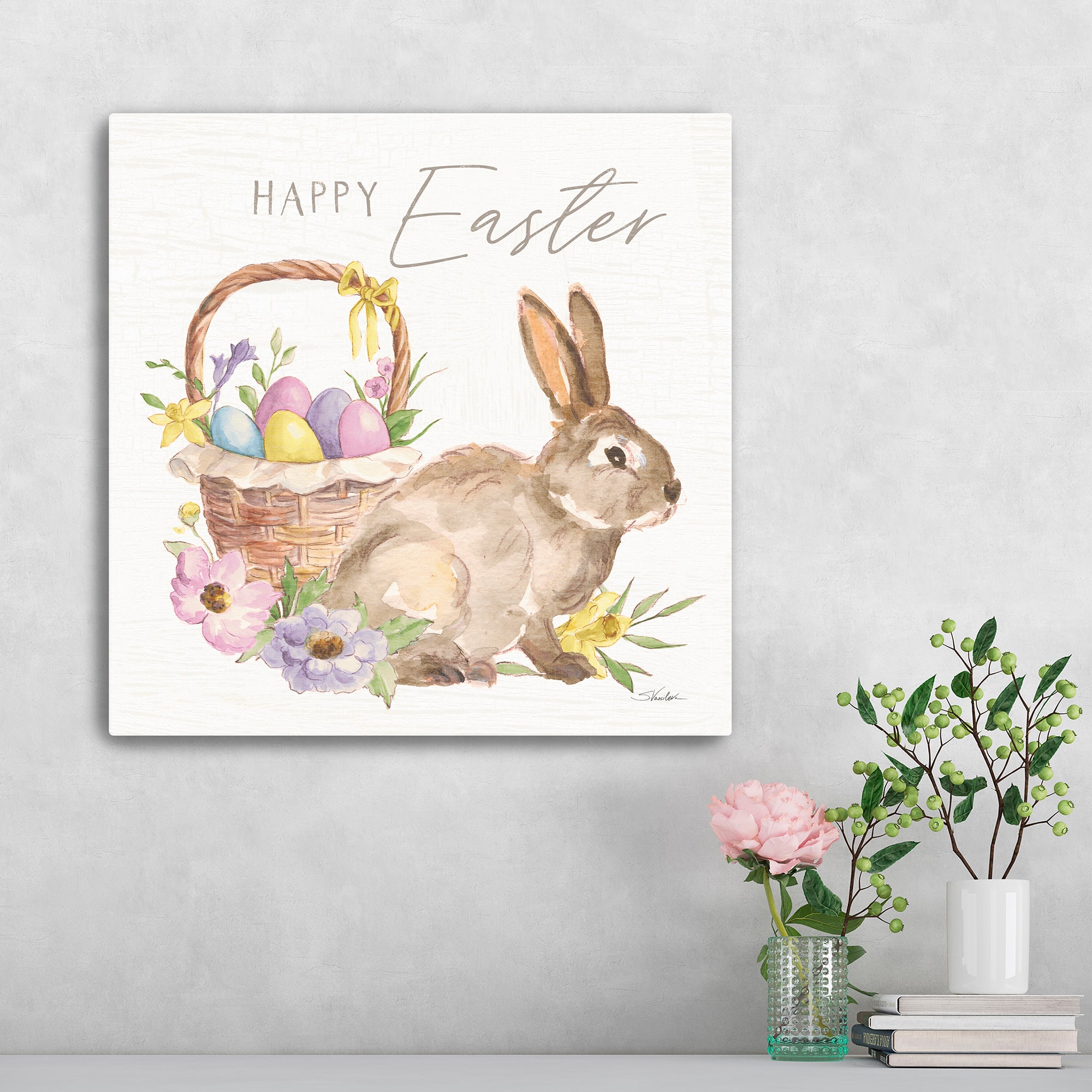 Lumaprints Happy Easter VII Bright Canvas Giclée Art