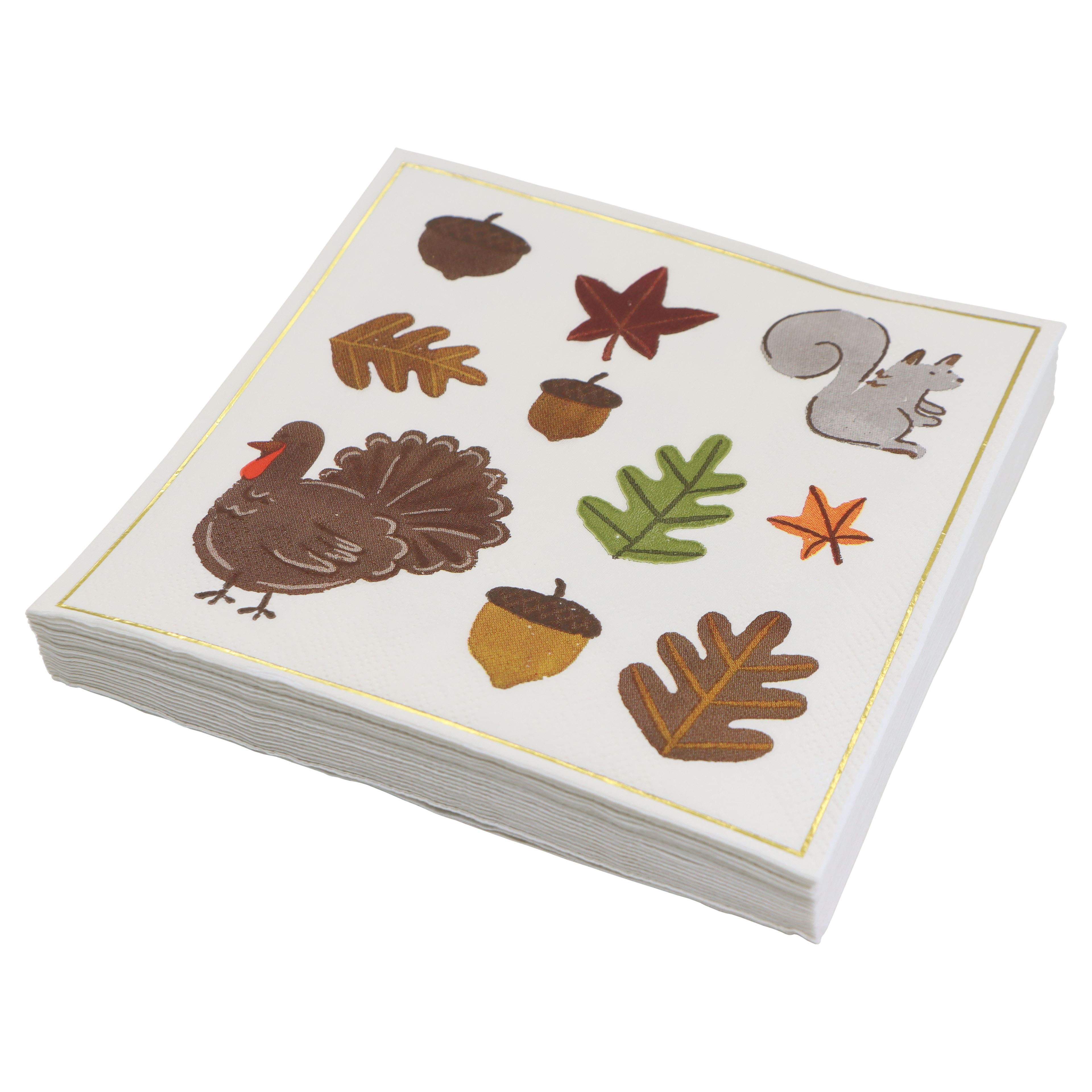 Thanksgiving Icons Lunch Napkins, 20ct. by Celebrate It™