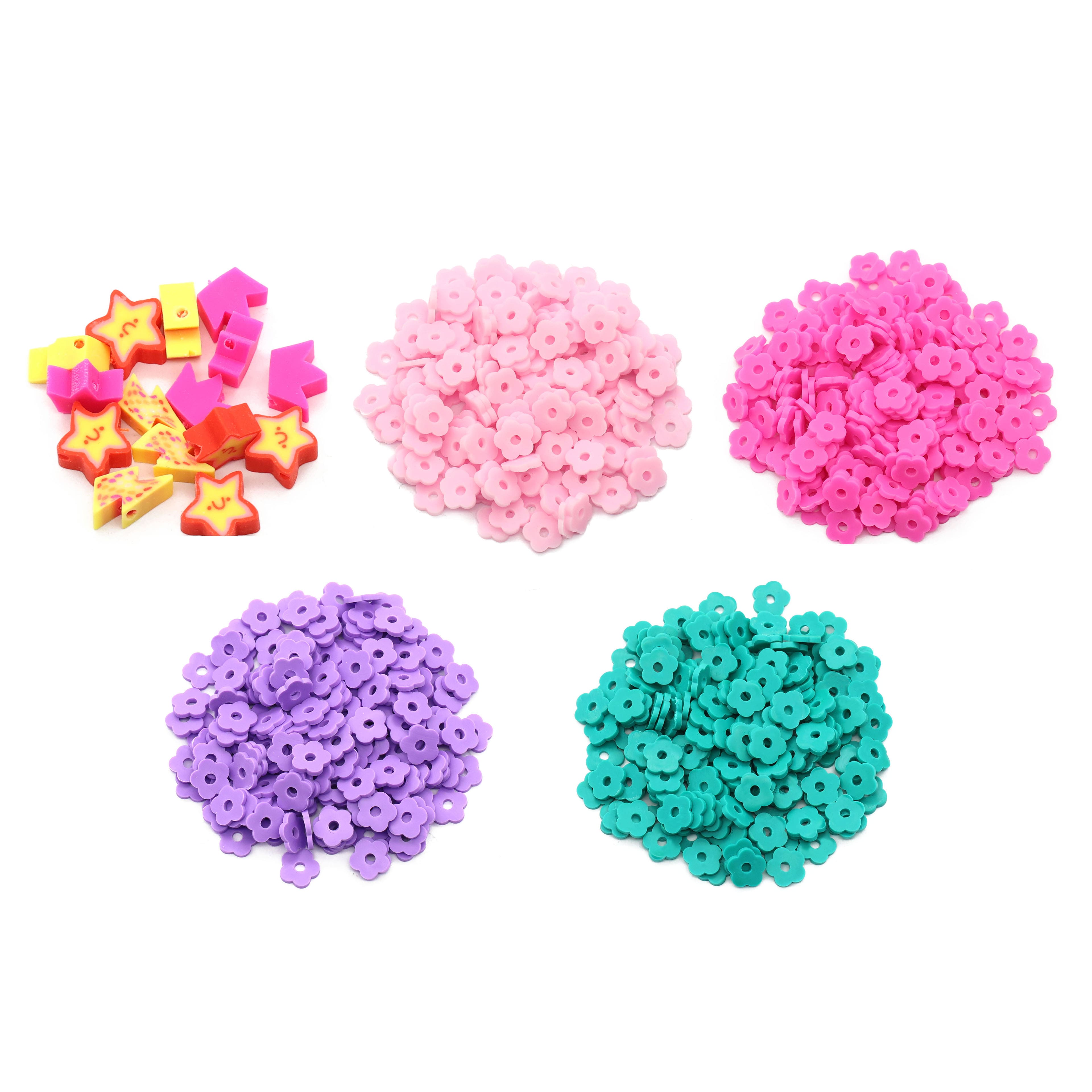 Stars & Emojis Clay Bead Sample Pack by Creatology™