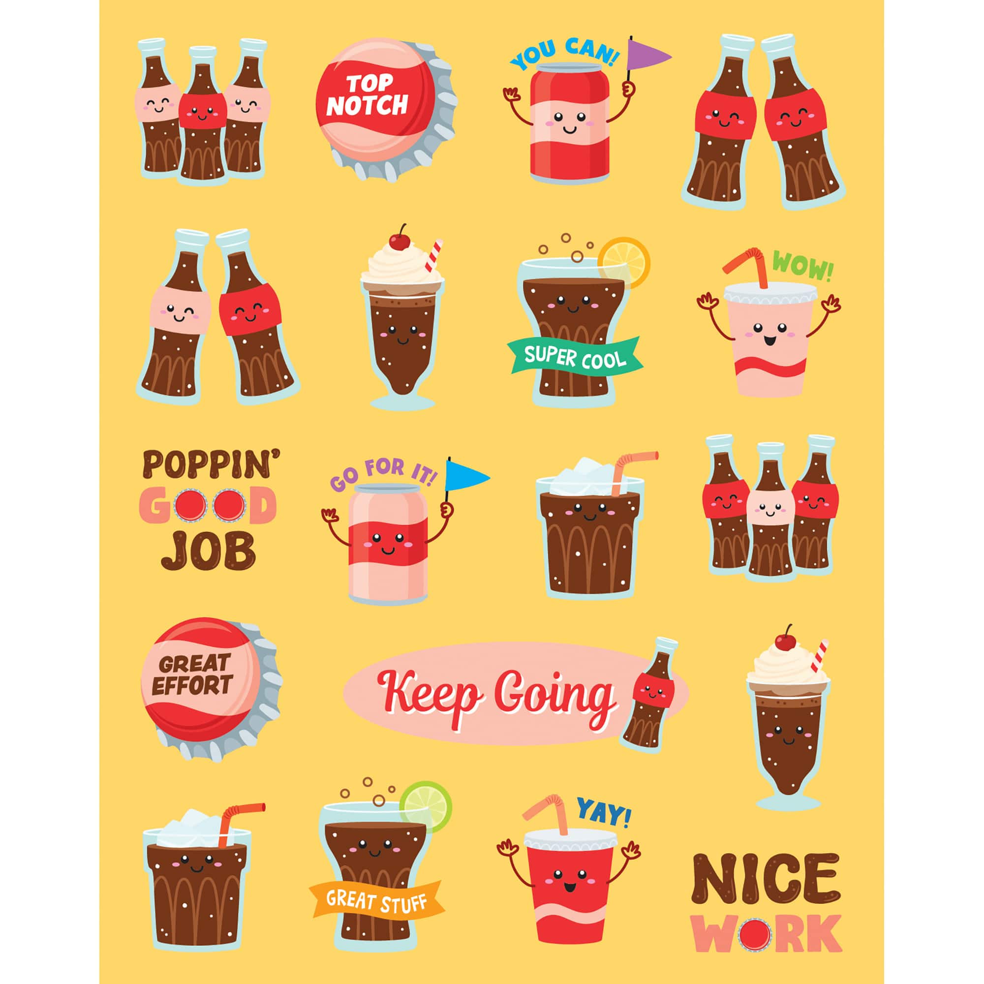 Teacher Created Resources® Cola Smelly Stickers, 6 Packs of 120