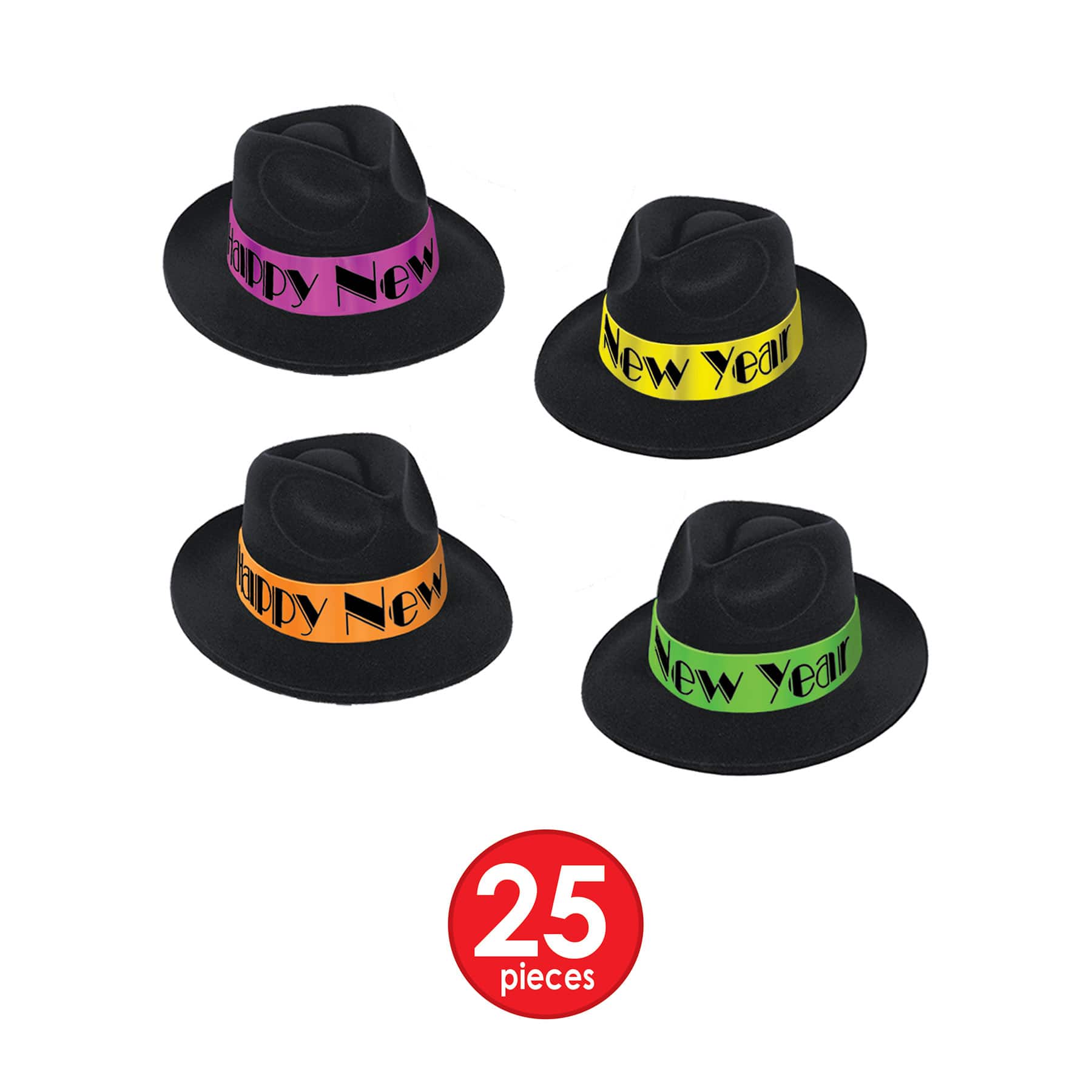 Beistle Neon New Year Swing Party Favor Kit for 50