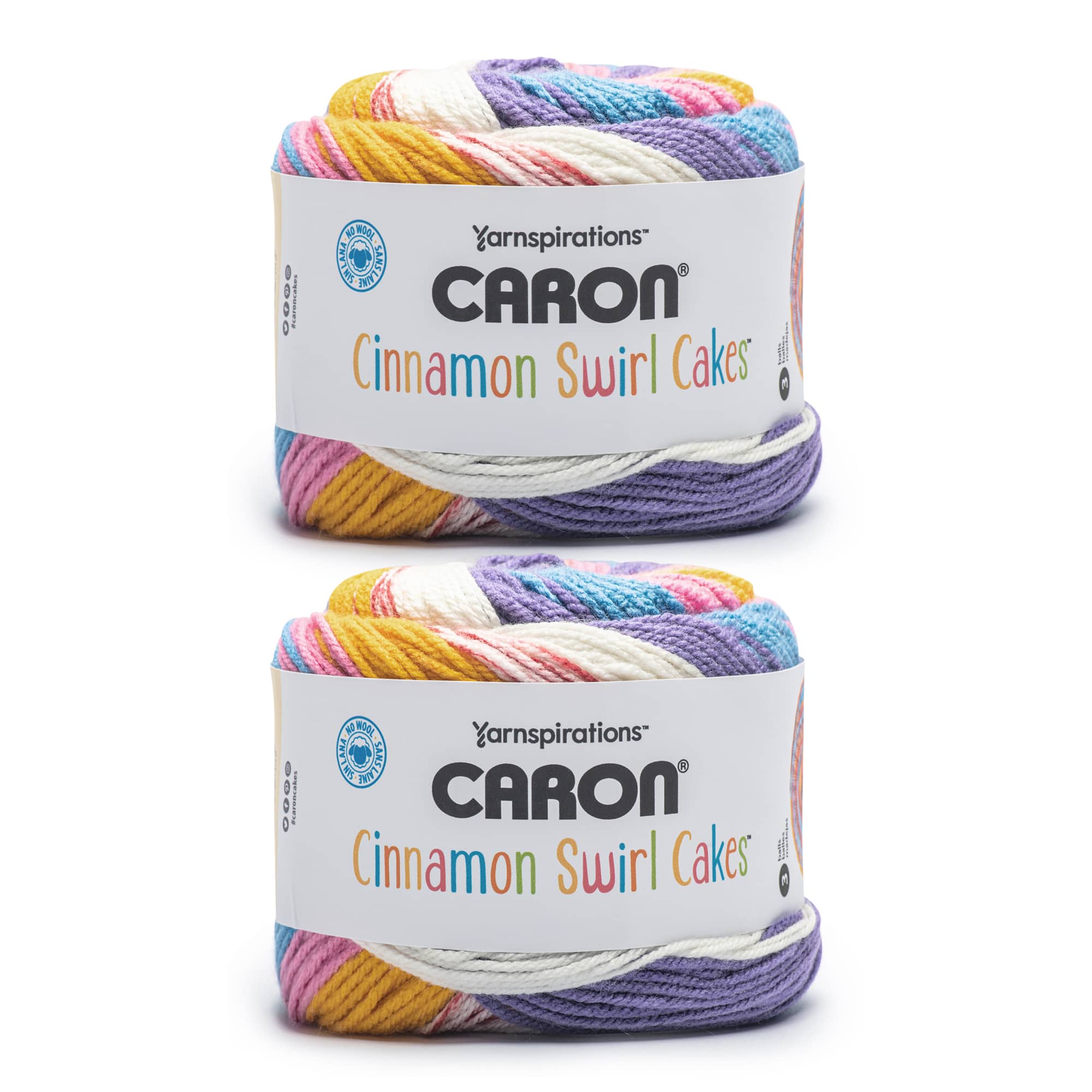 2 Pack Caron® Cinnamon Swirl Cakes™ Yarn