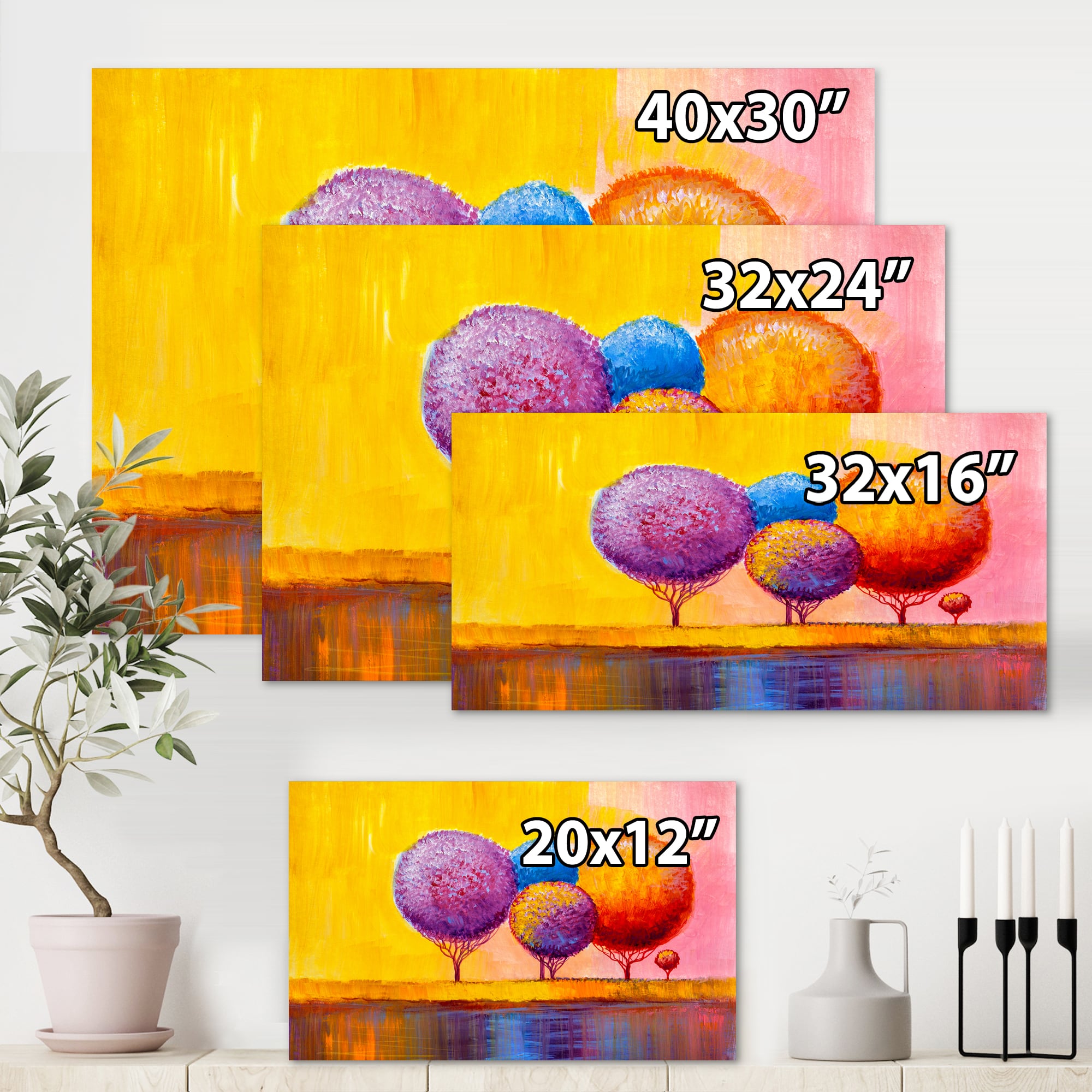 Designart - Autumn Fantasy Trees I