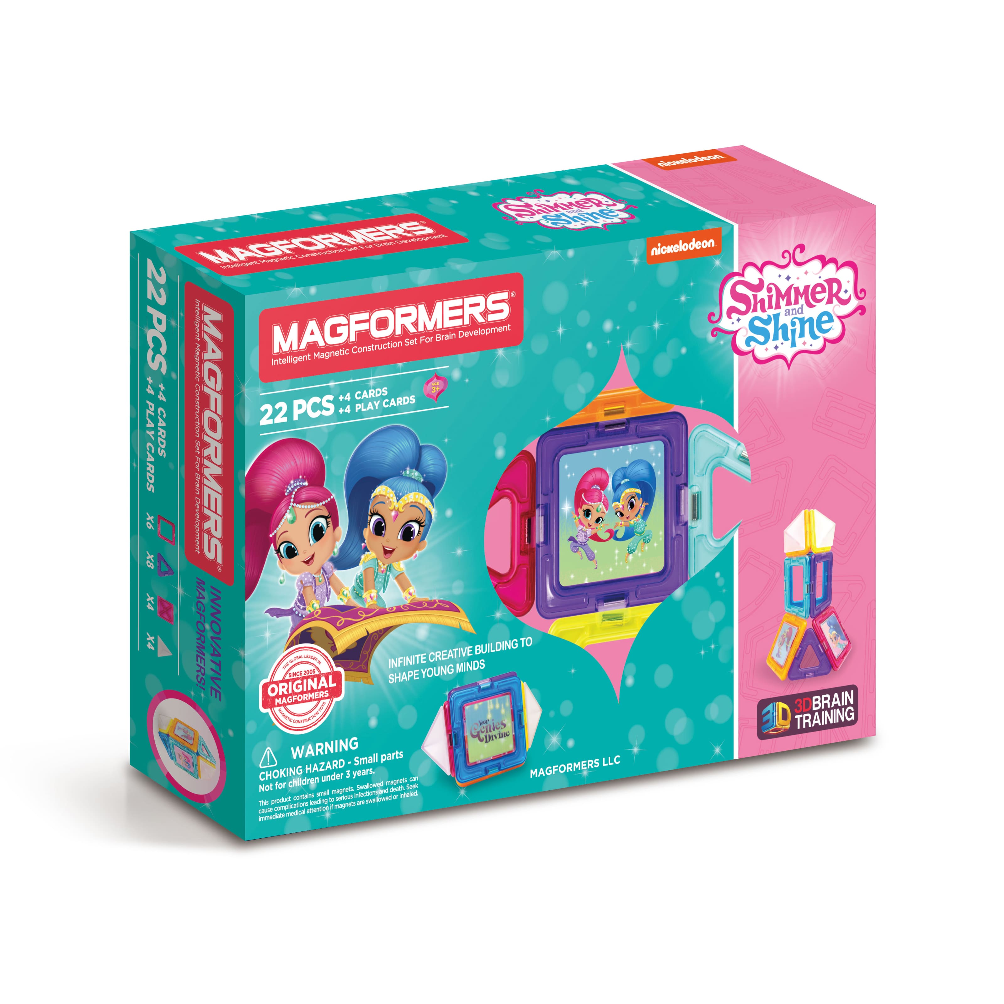Magformers 22-Piece Shimmer & Shine Set