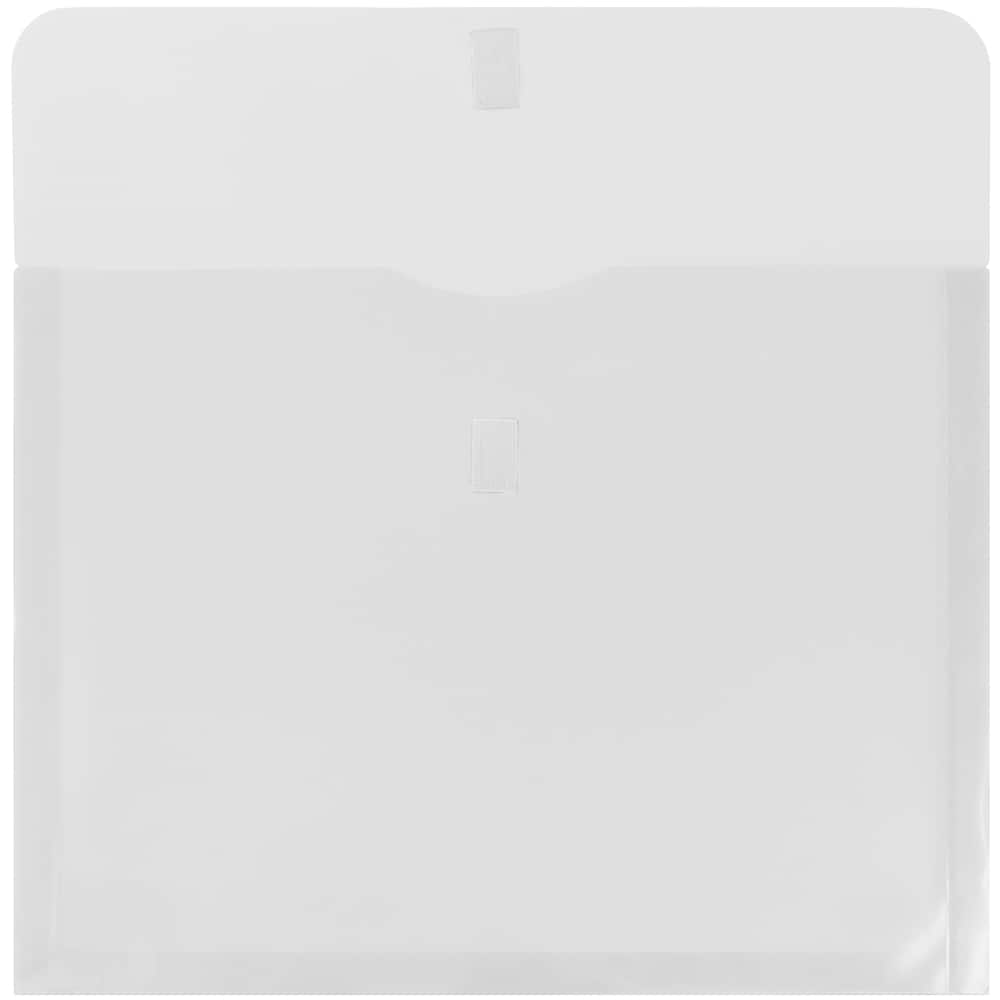 JAM Paper 9.75" x 13" Plastic Hook & Loop Closure Envelopes, 12ct.