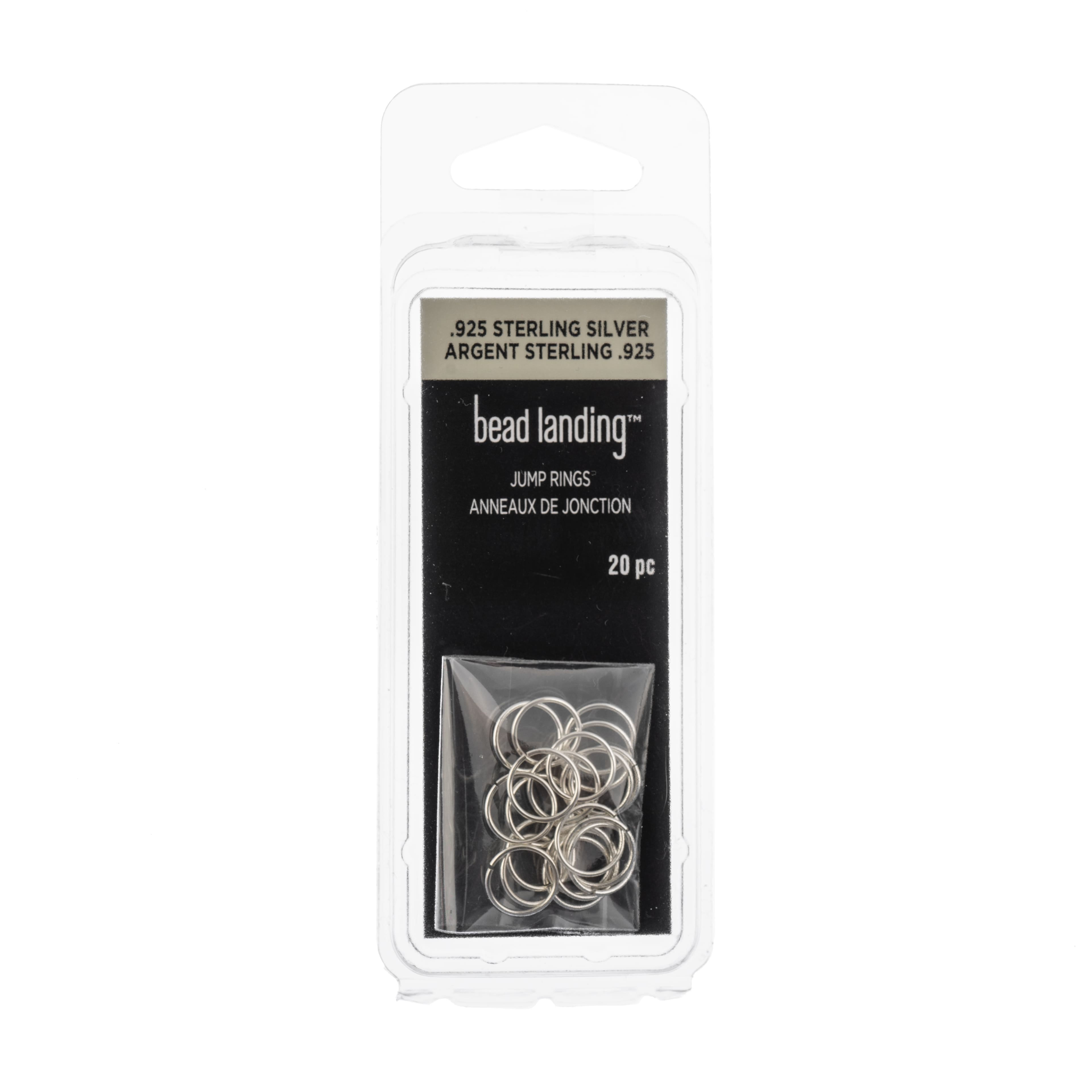 6 Packs: 20 ct. (120 total) 8mm Sterling Silver Jump Rings by Bead Landing™