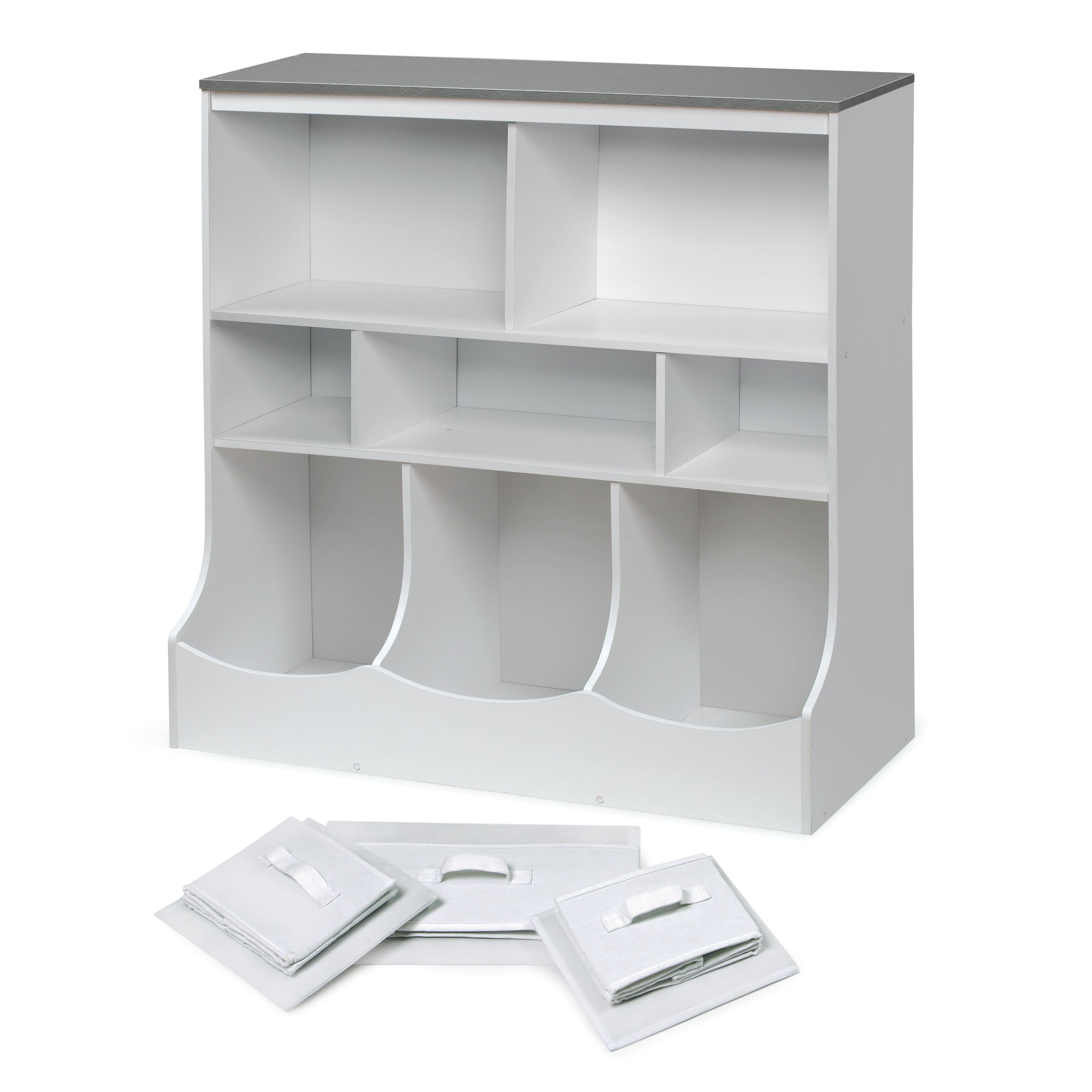 Badger Basket Combo Bin Storage Unit With Three Baskets