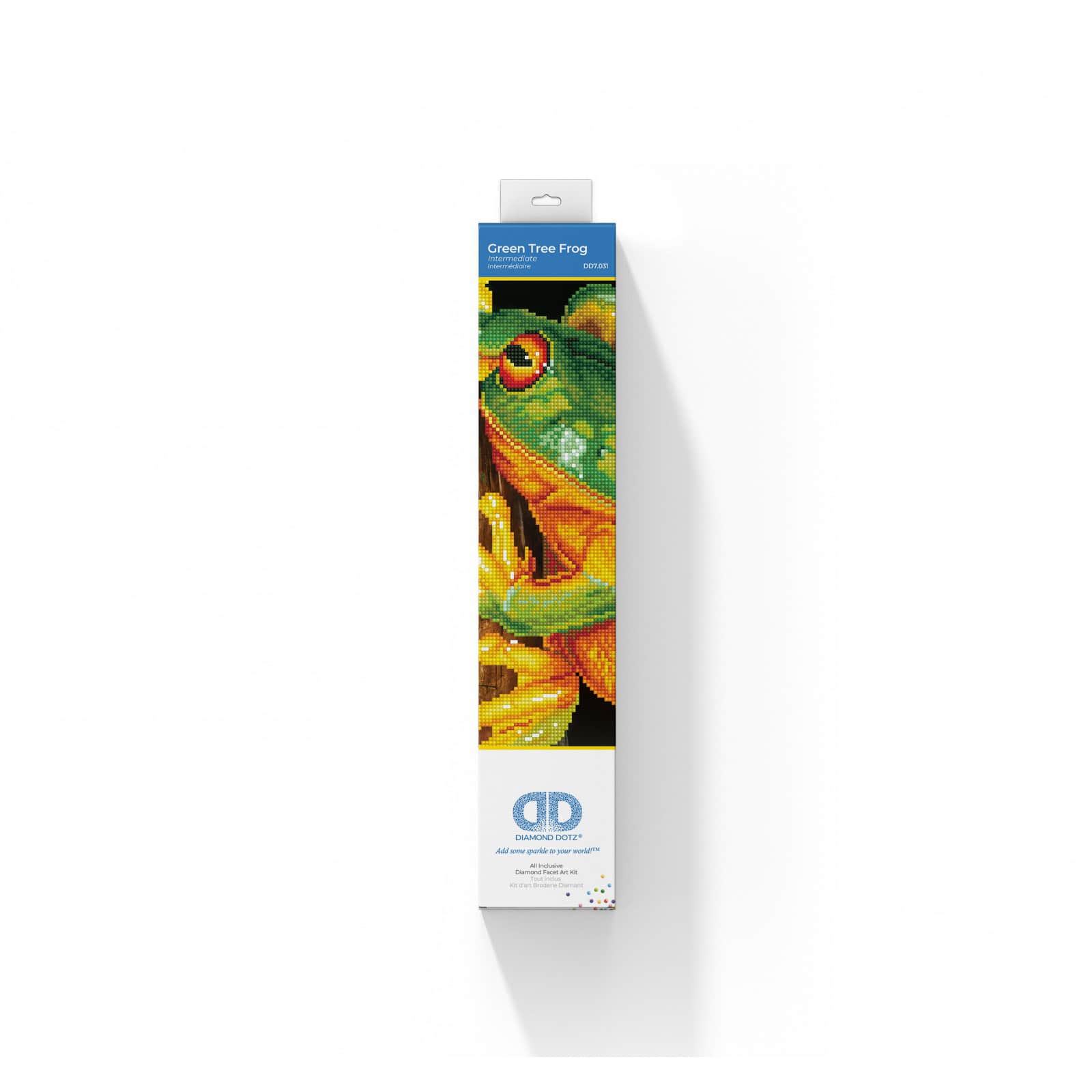 Diamond Dotz® Intermediate Level Green Tree Frog Diamond Painting Kit