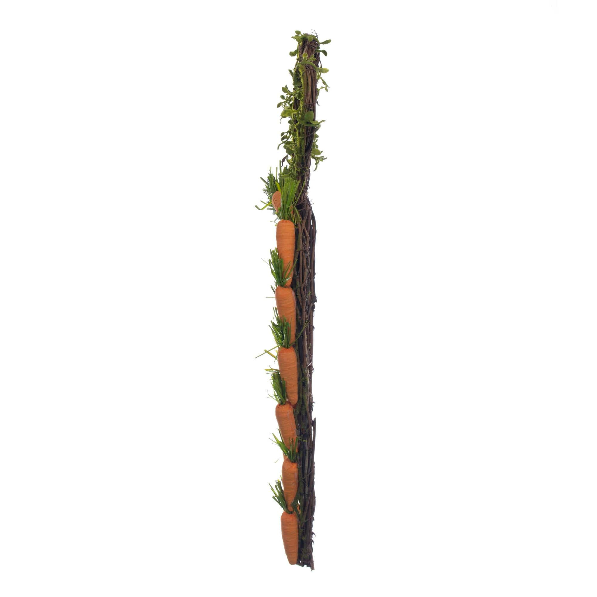 Vickerman 22" Orange & Green Artificial Carrot Wreath