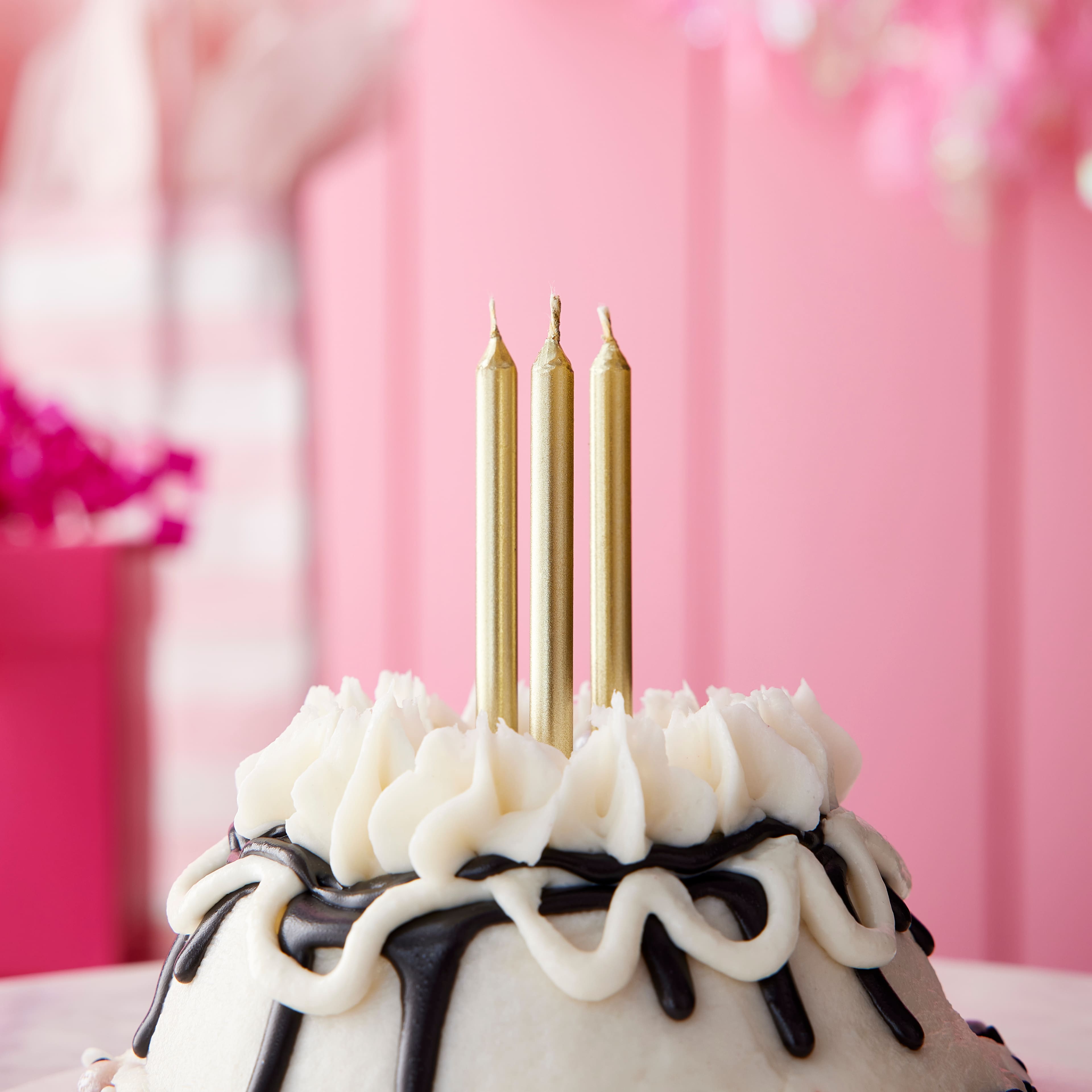 12 Packs: 12 ct. (144 total) Metallic Candles by Celebrate It