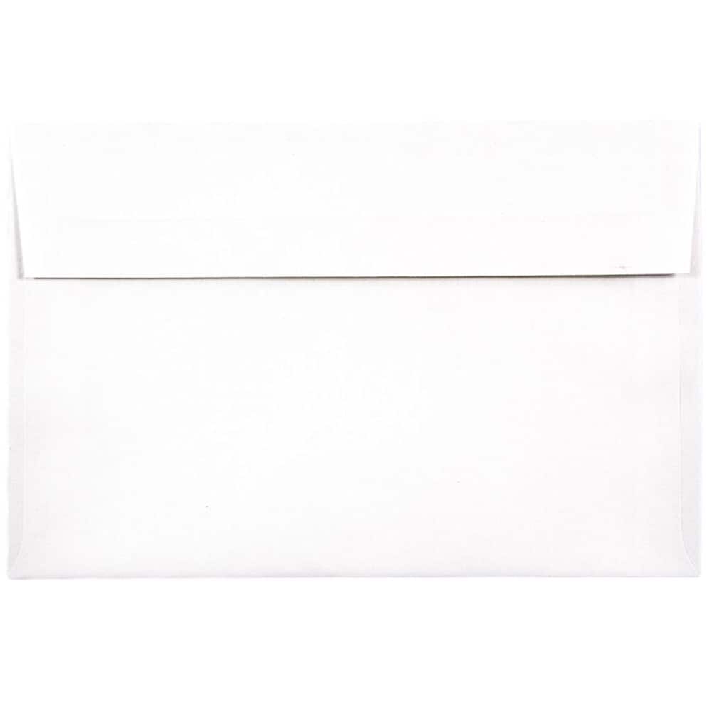 JAM Paper 6" x 9" Red Foil Lined Invitation Envelopes
