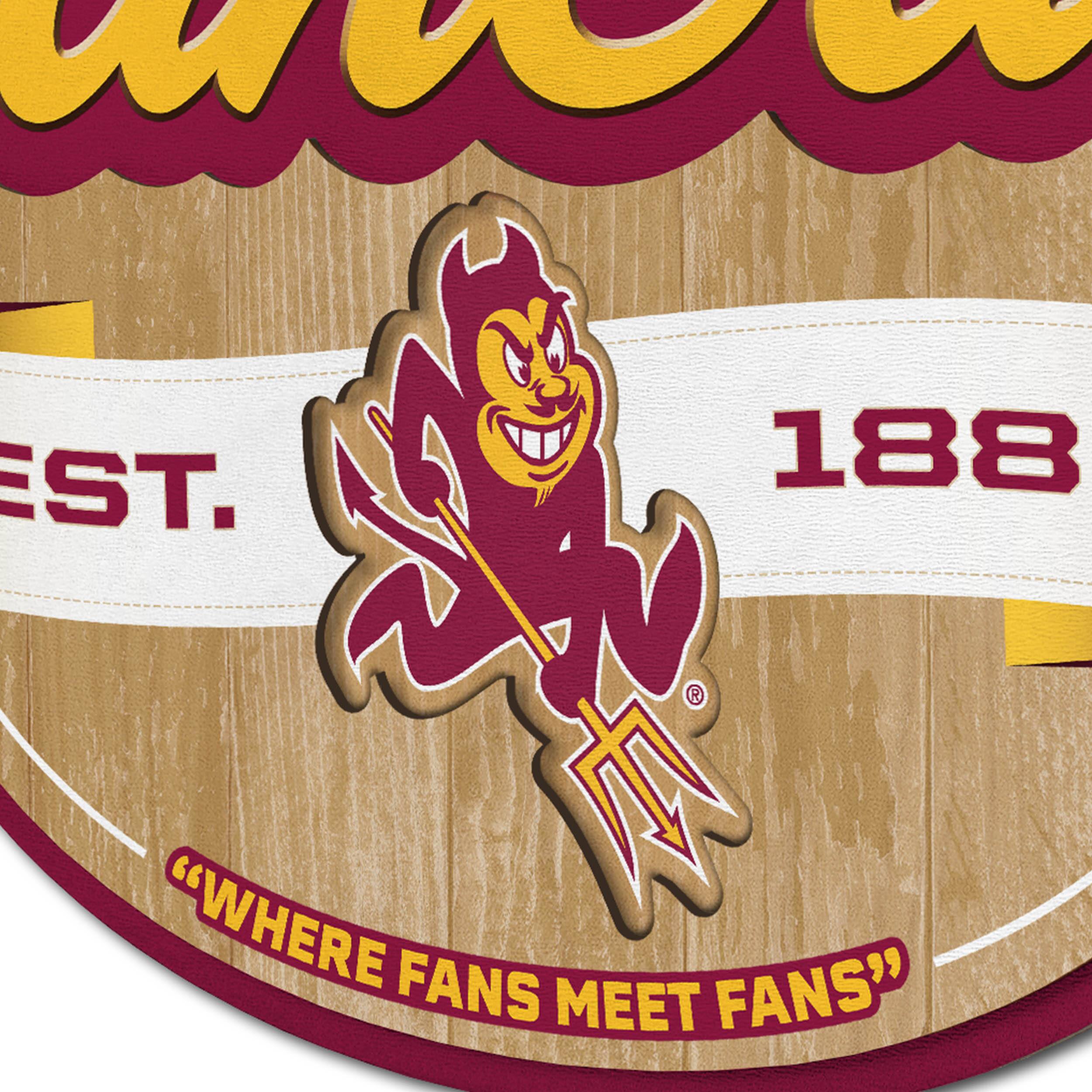 NCAA Fan Cave Sign