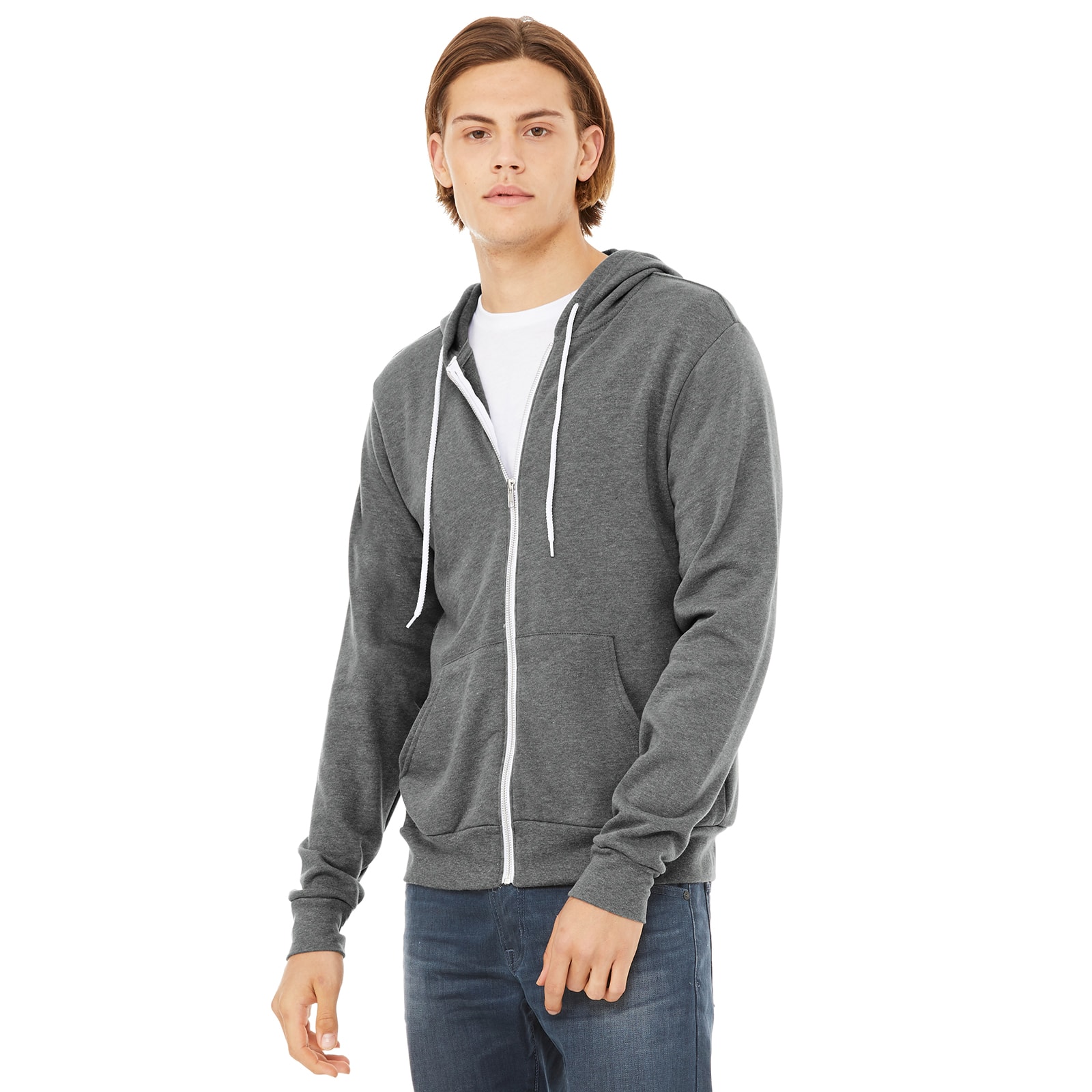 BELLA+CANVAS® Fleece Full-Zip Adult Unisex Hoodie