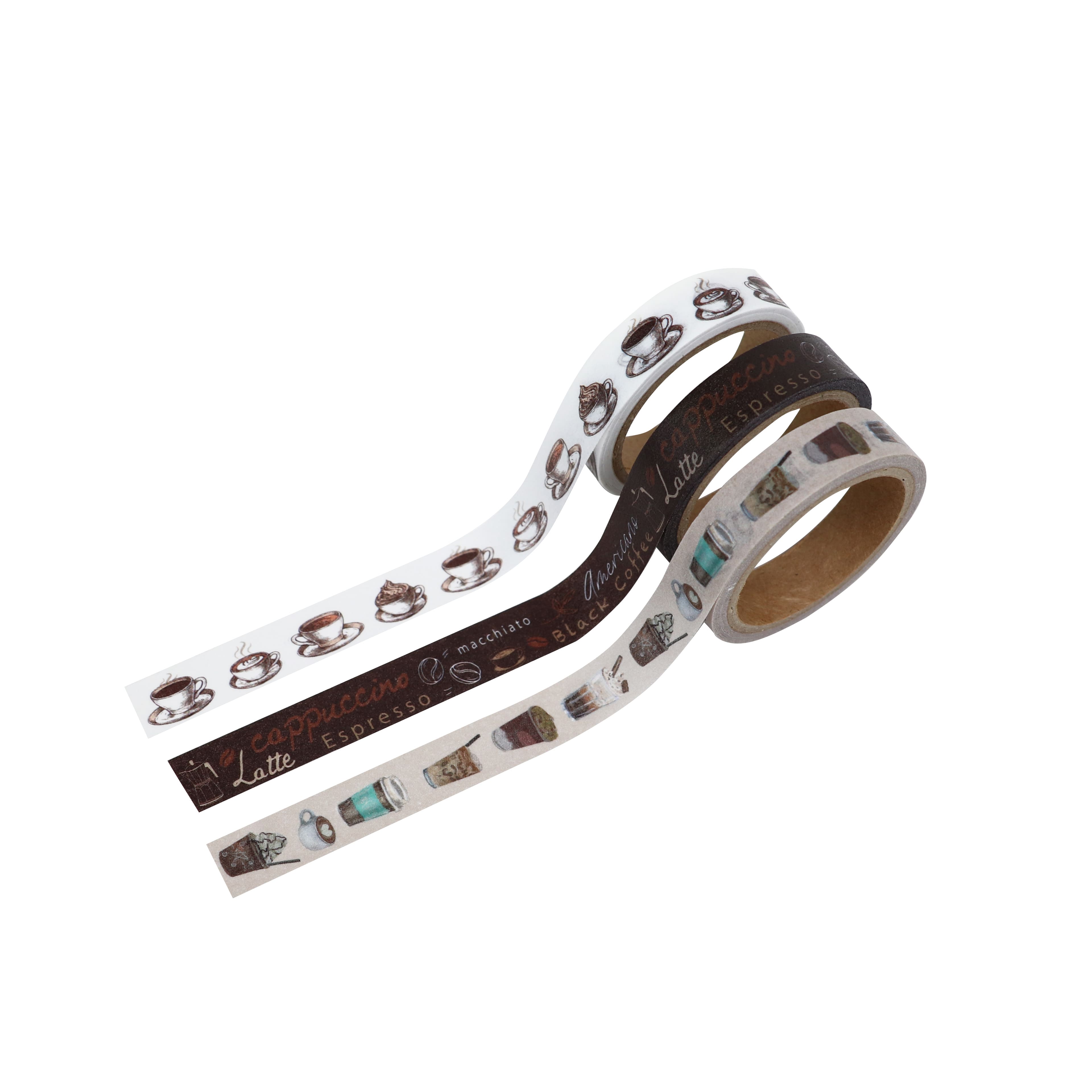 3-Piece Café Washi Tape Set by Recollections™