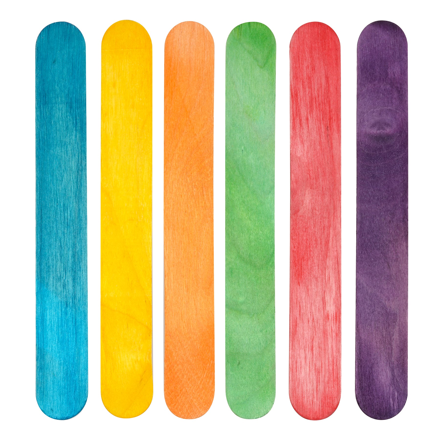 12 Packs: 30 ct. (360 total) Colorful Jumbo Craft Sticks by Creatology™