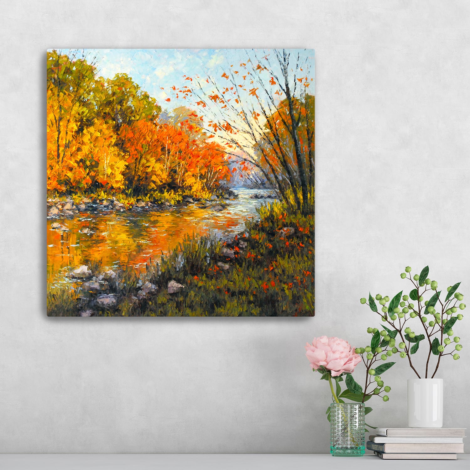 Lumaprints Fall Creek Canvas Giclée Art