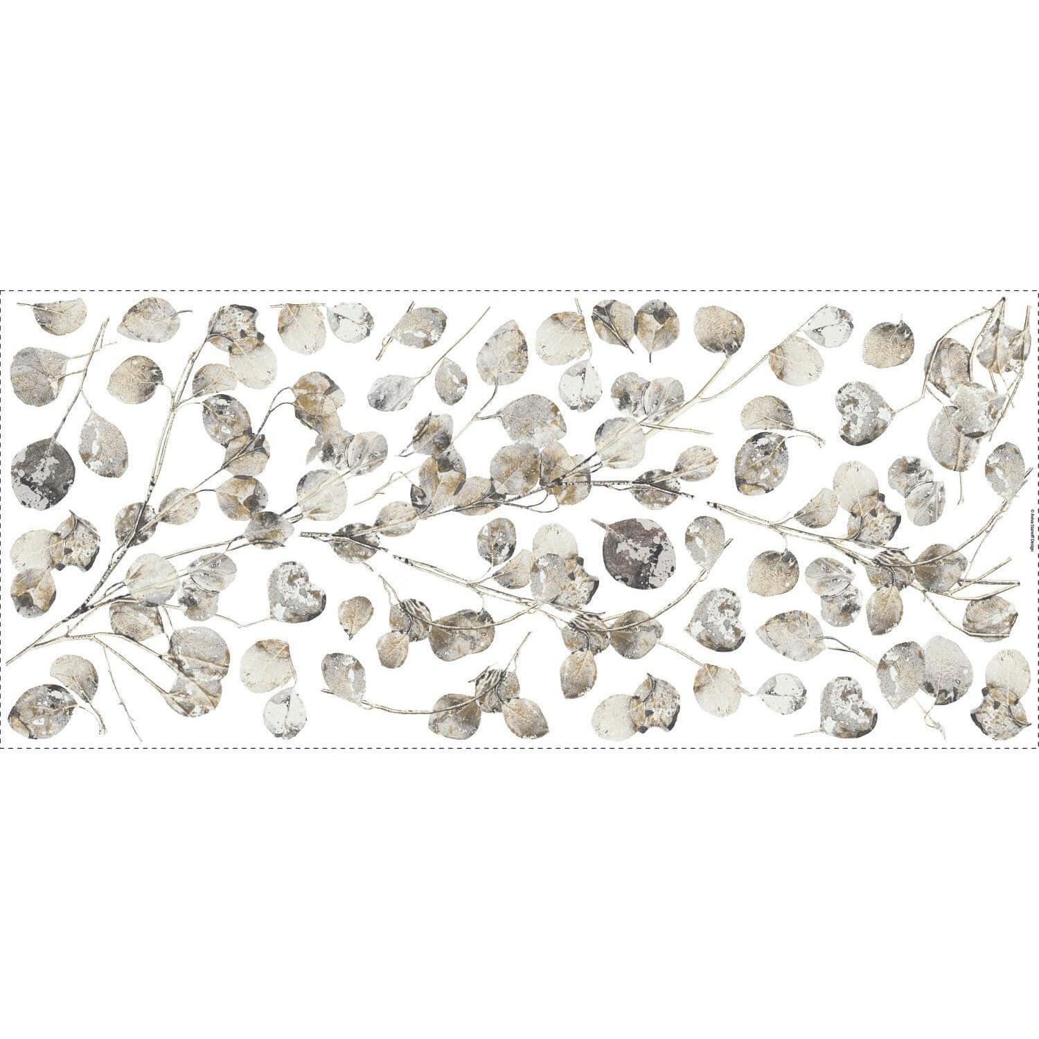 RoomMates Silver Dollar Branch Peel & Stick Giant Wall Decal
