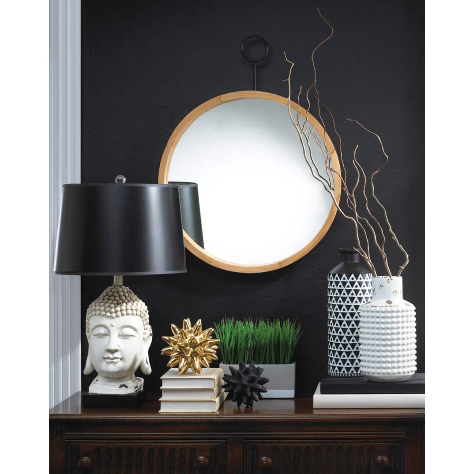 Nikki Chu Storico Gold and Black Spike Sculptures