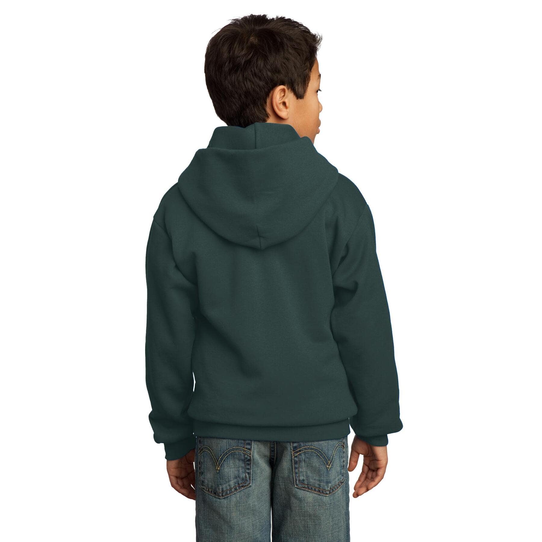 Port & Company® Colors Youth Core Fleece Pullover Hooded Sweatshirt