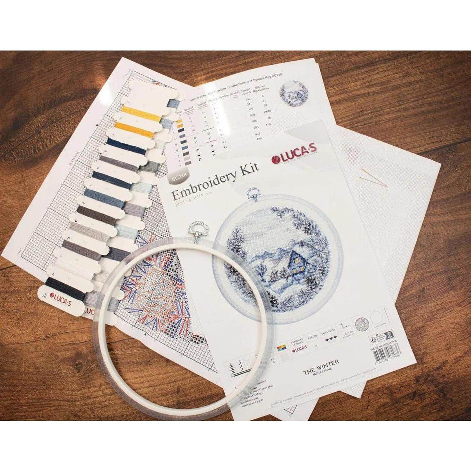 Luca-S The Winter Counted Cross Stitch Kit