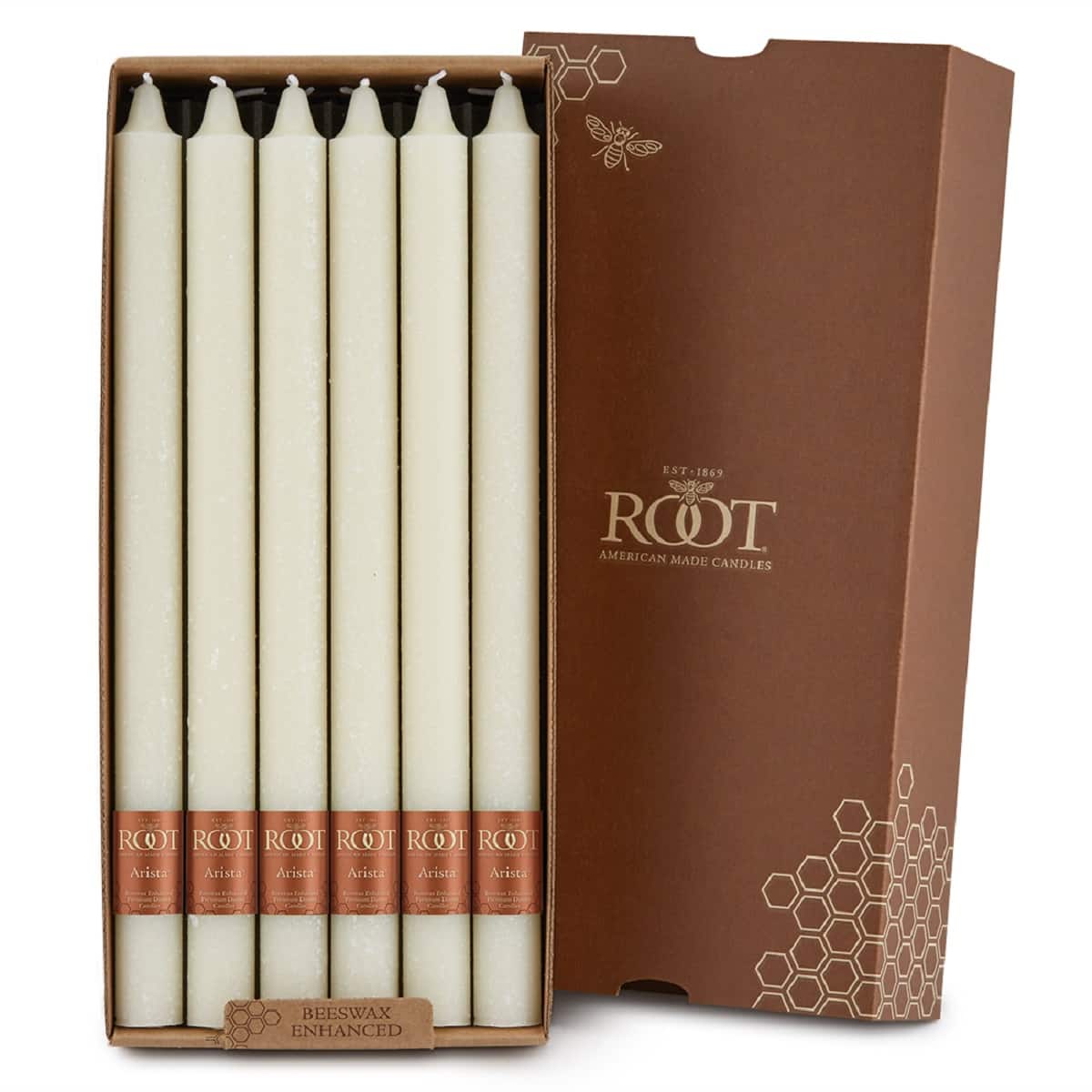 Root Candles 12" Unscented Timberline™ Arista™ Taper Candles, 12ct.