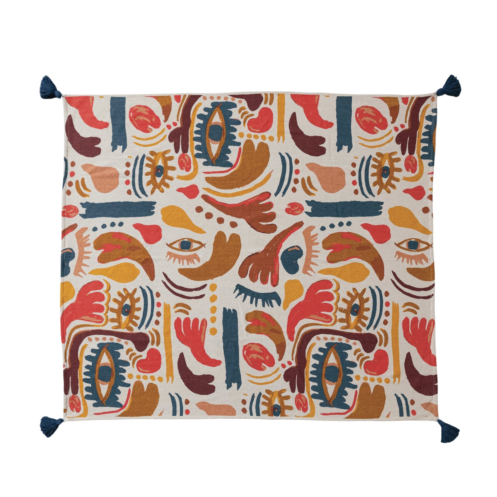 Hello Honey® 60" x 50" Visage Artistry Cotton Blend Throw