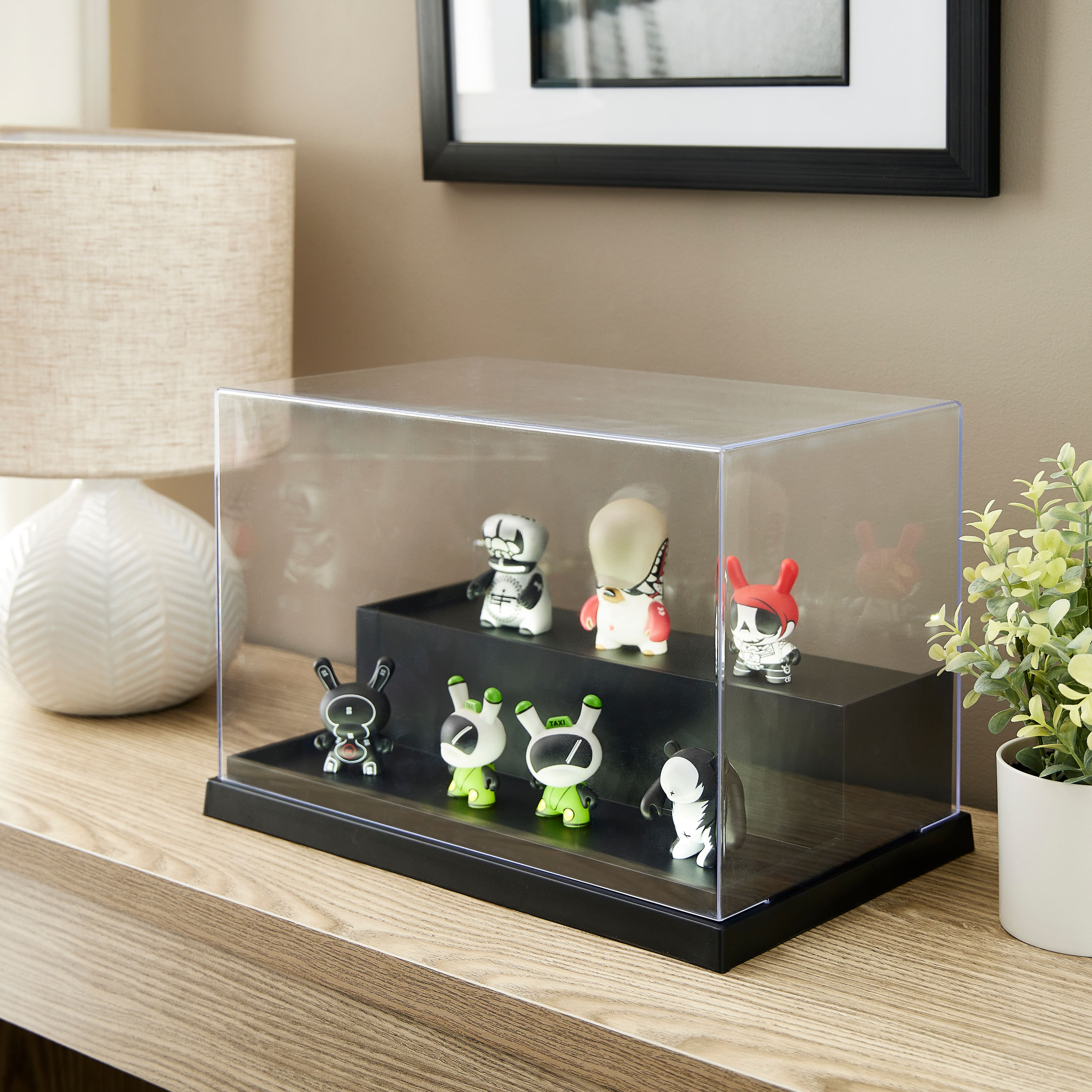 6 Pack: Two-Tiered LED Display Case by Studio Décor®