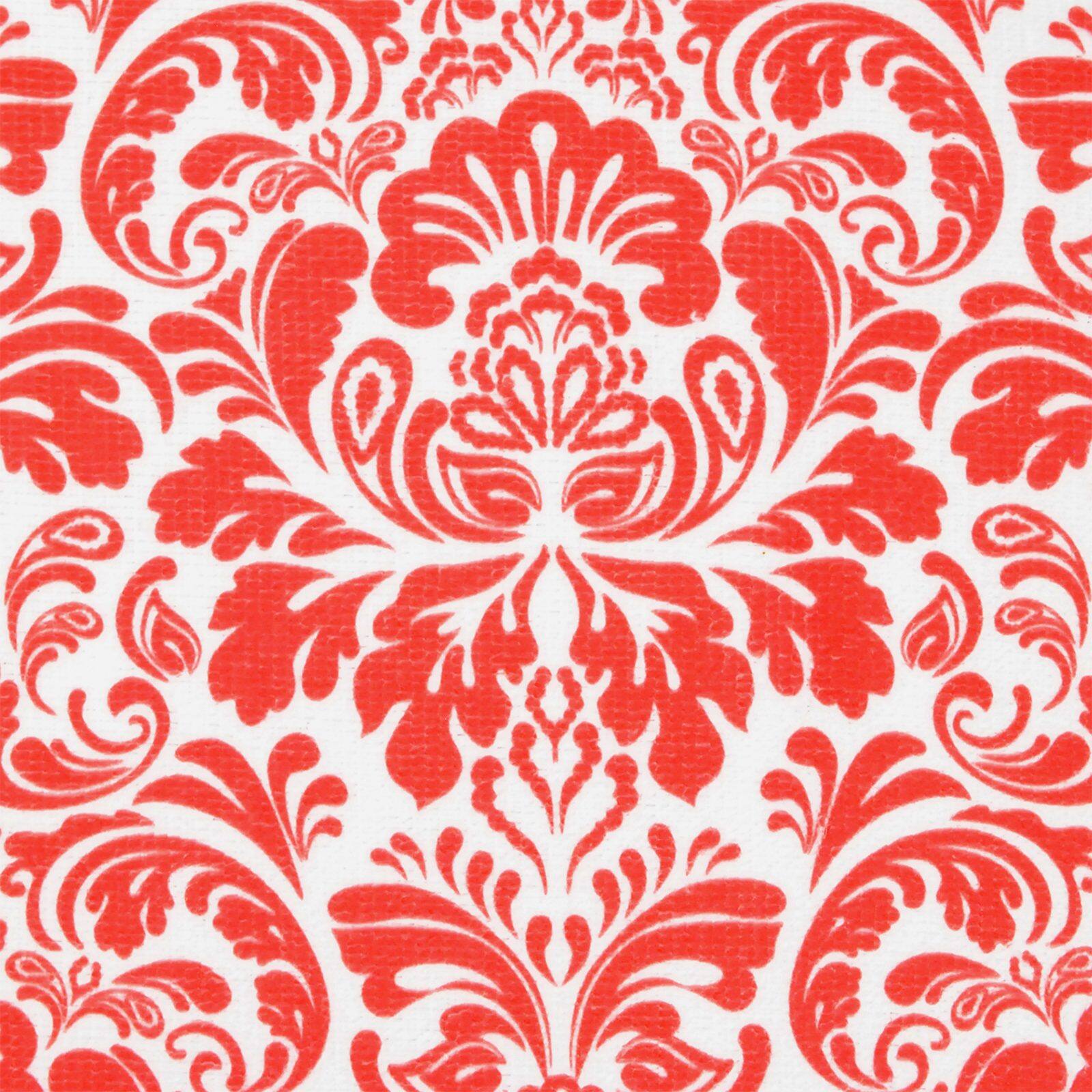 Red Damask Microfiber Dishtowel, 4ct.
