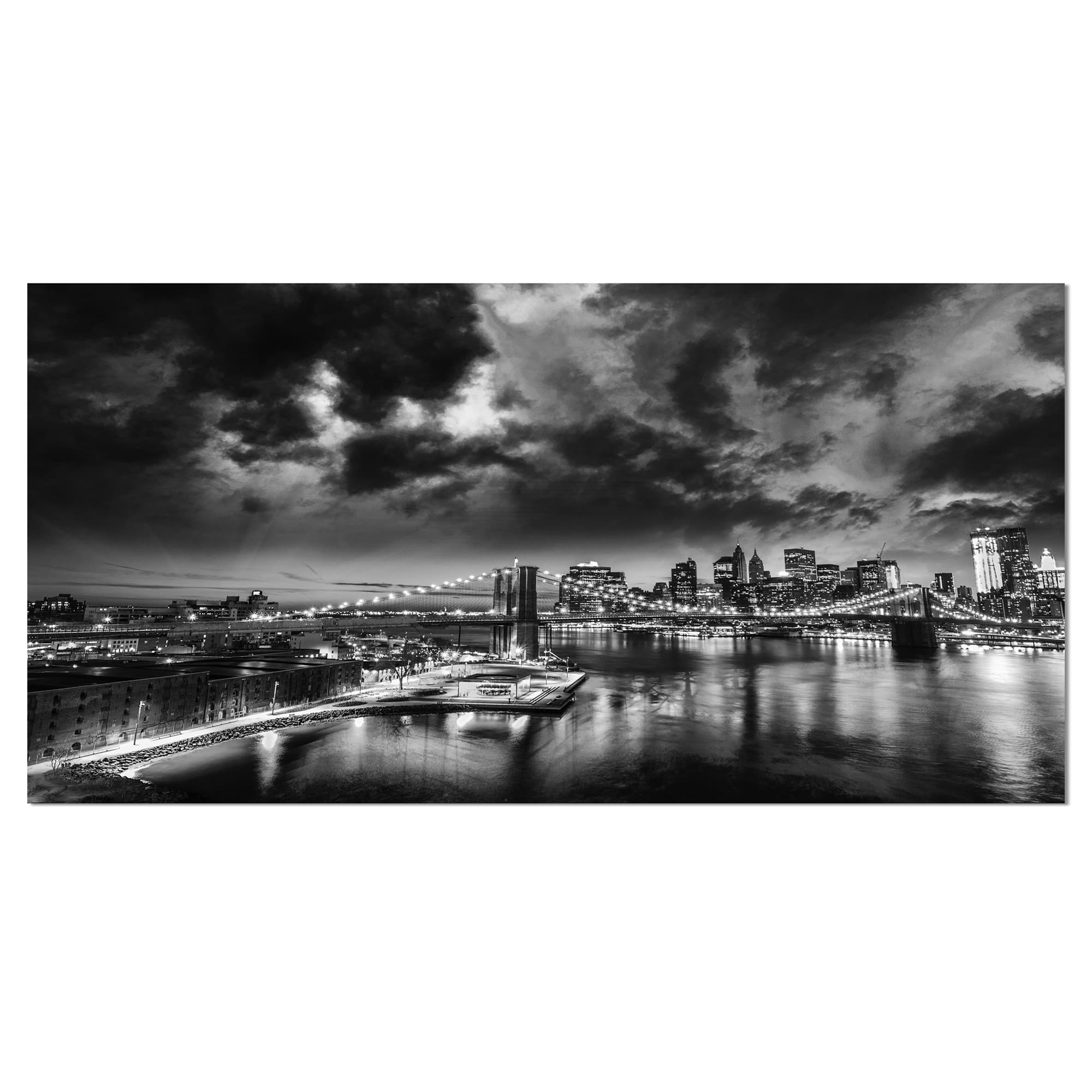 Designart - Amazing Night in New York City - Cityscape Canvas Print