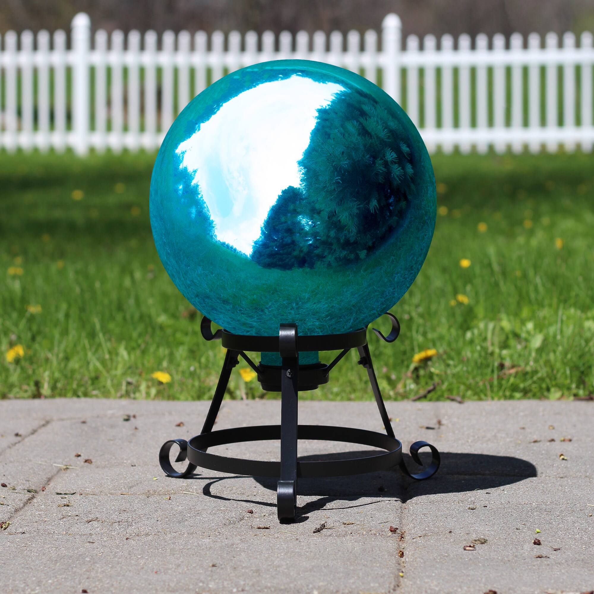 10" Mirrored Garden Gazing Ball