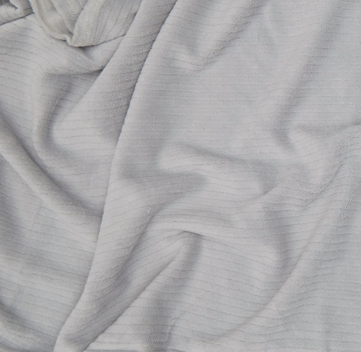 Springs Creative Plush Chenille Gray Fleece Fabric