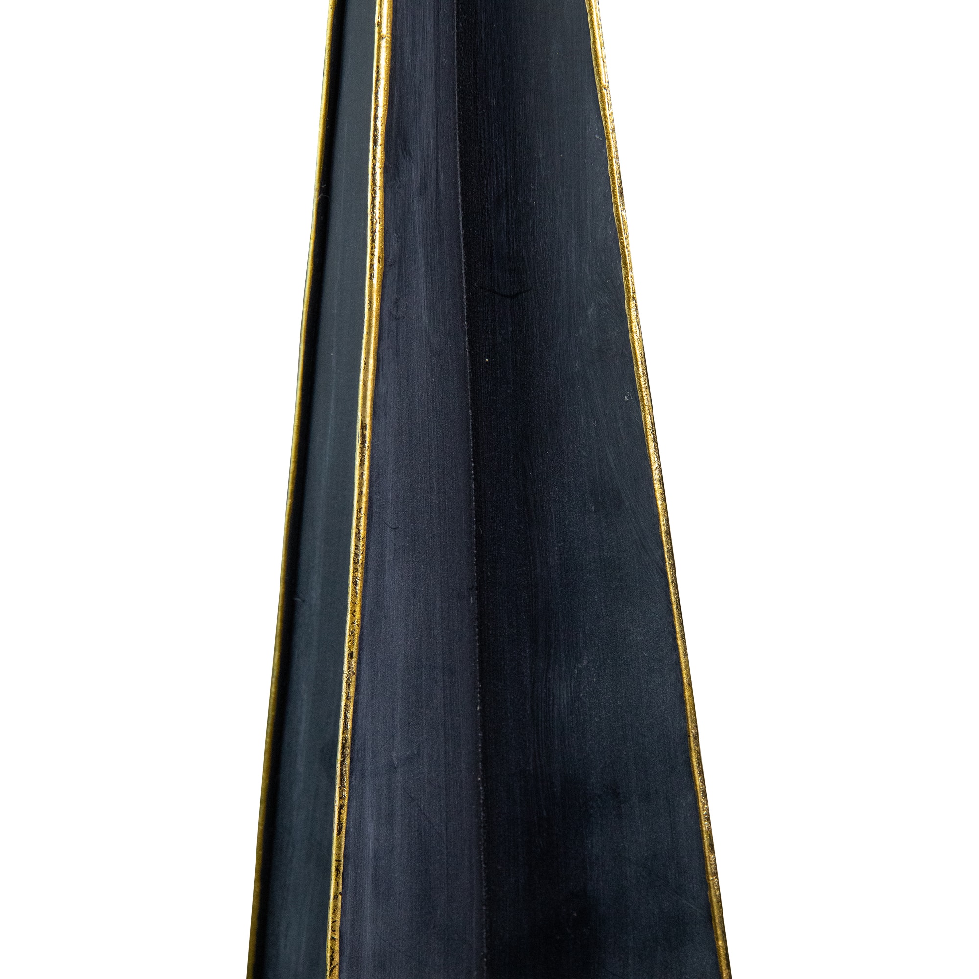 20" Blue & Gold Triangular Christmas Tree Tabletop Décor