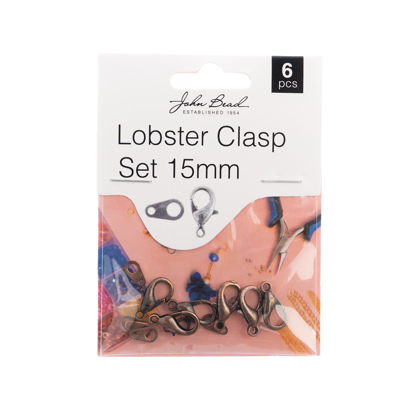 John Bead Must Have Findings 15mm Lobster Clasps