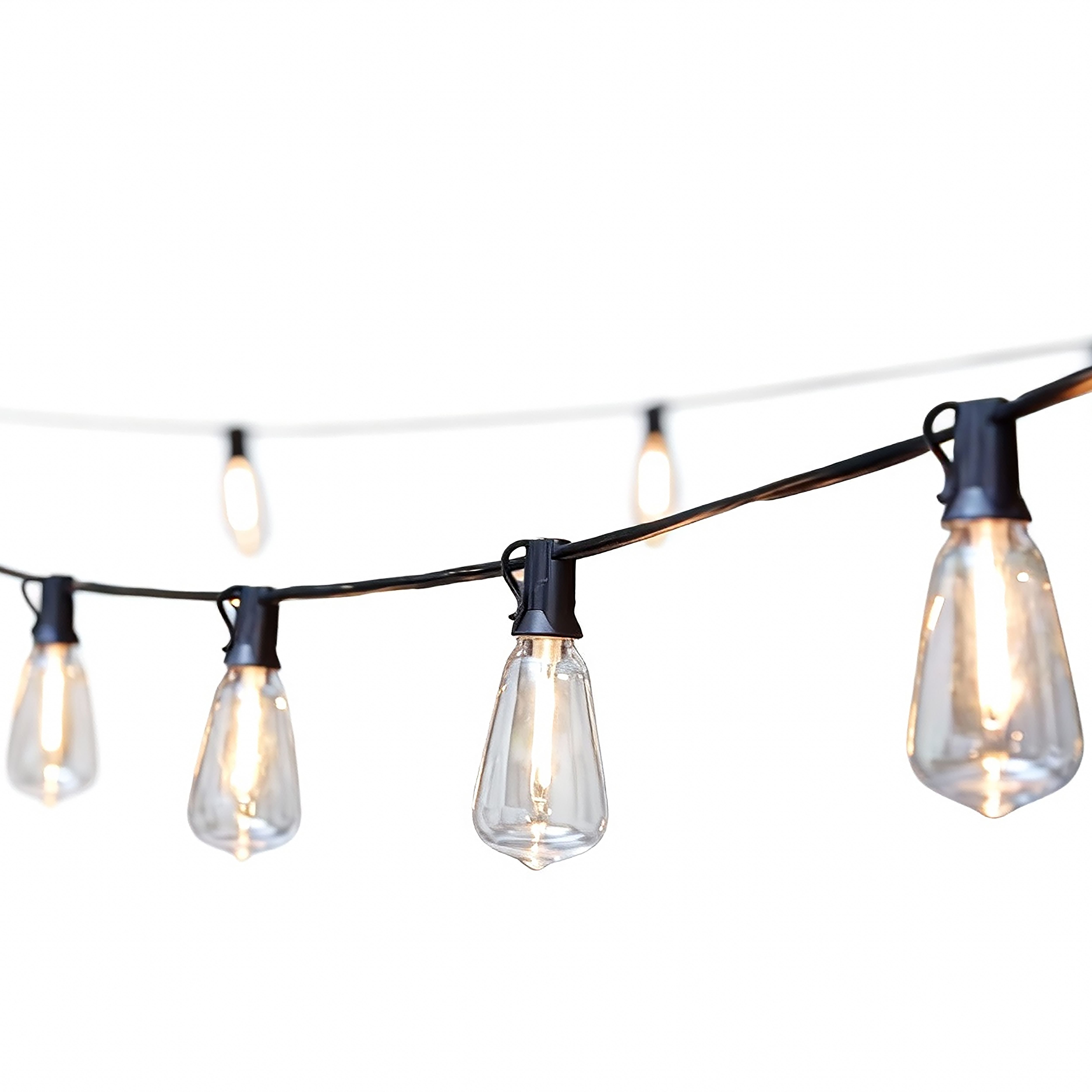 16ct. Shatterproof Black Edison Bulbs LED String Lights by Ashland®